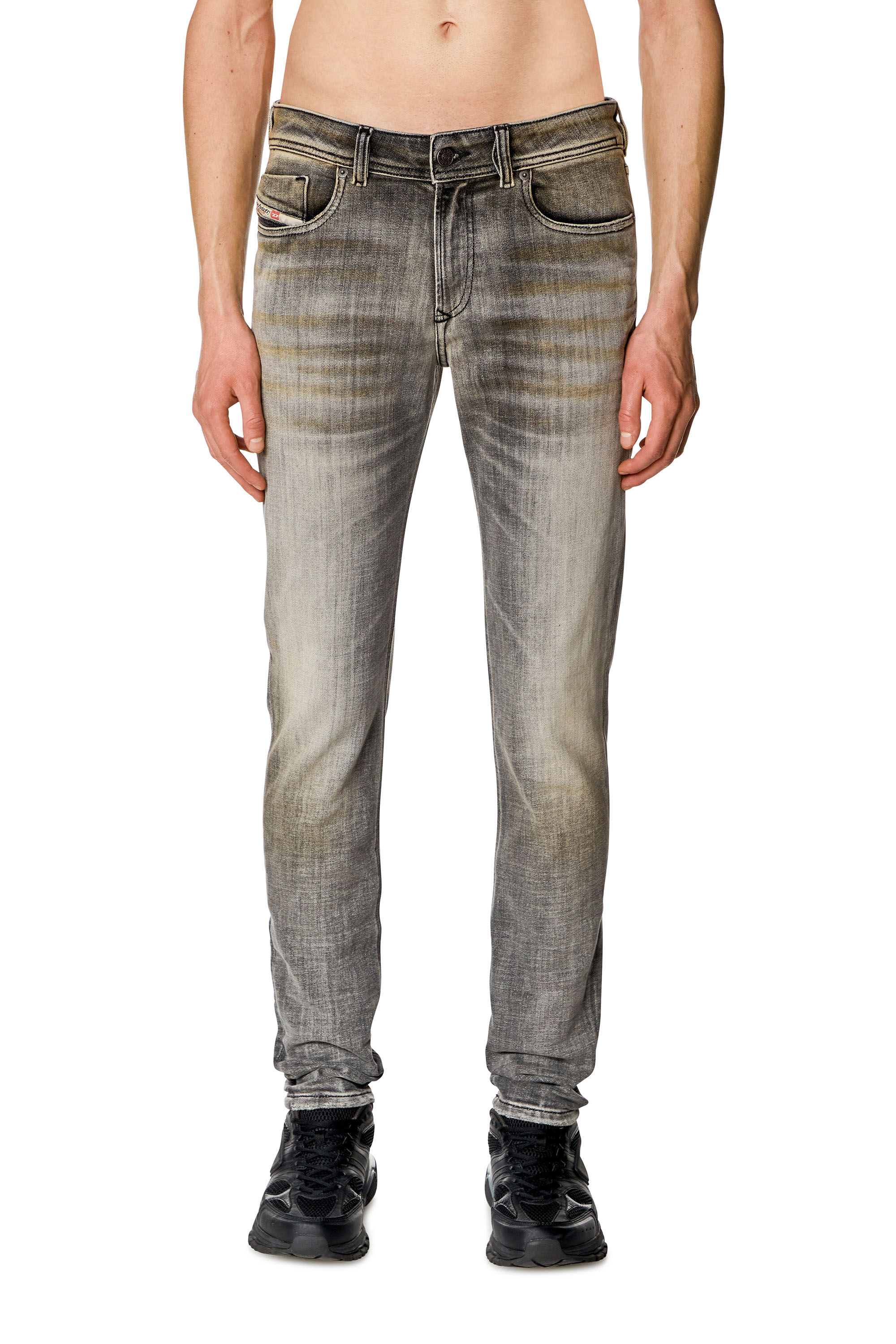 Men s Skinny Jeans Grey Diesel 1979 Sleenker