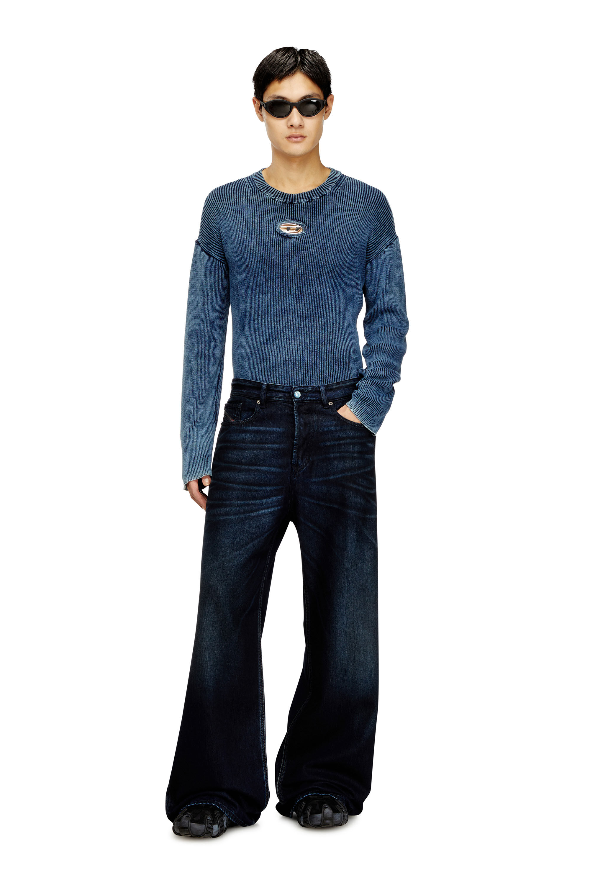 Men's Relaxed Jeans | Low Waist D-RiseDark Blue | Diesel LU