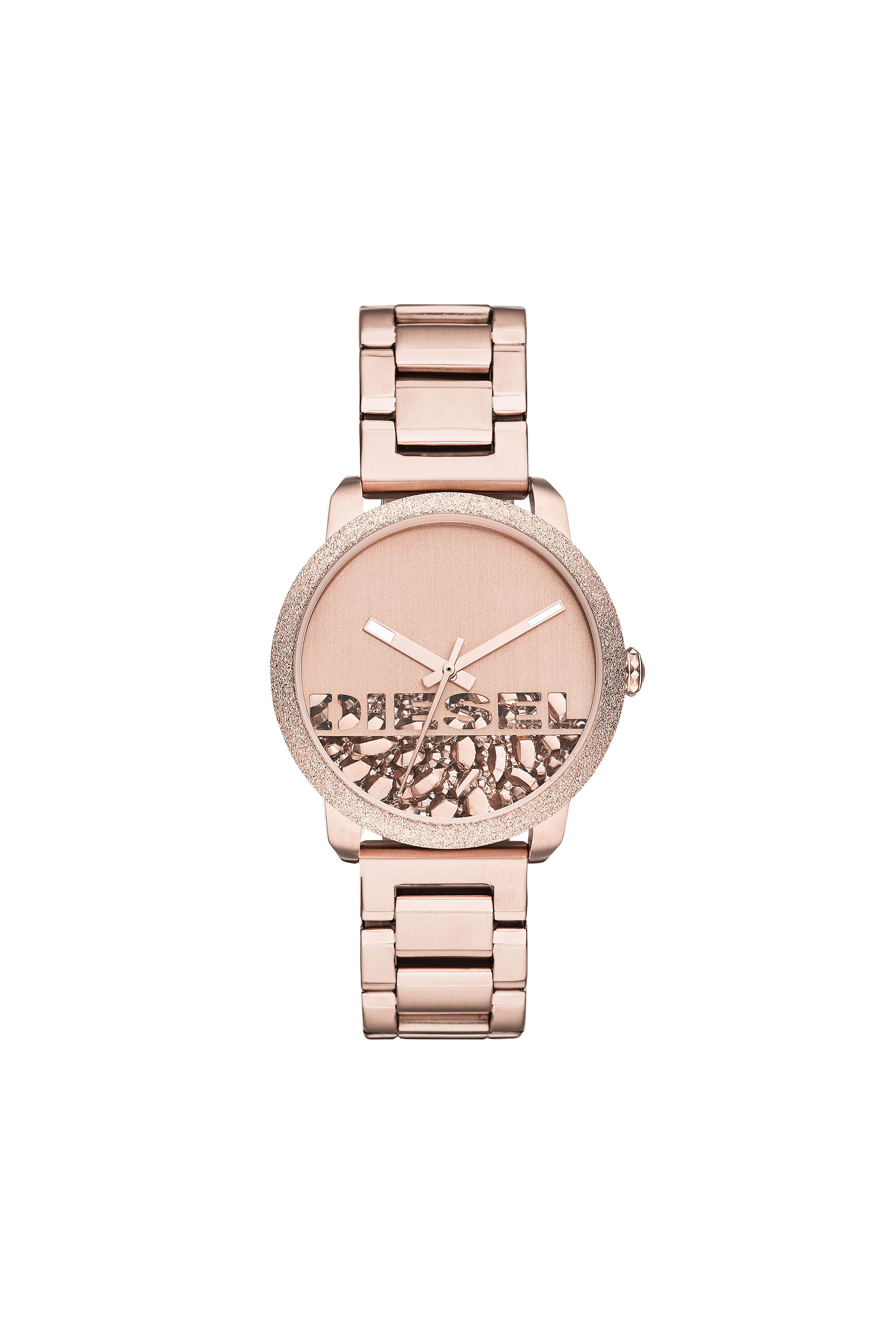 Diesel rose gold watch deals