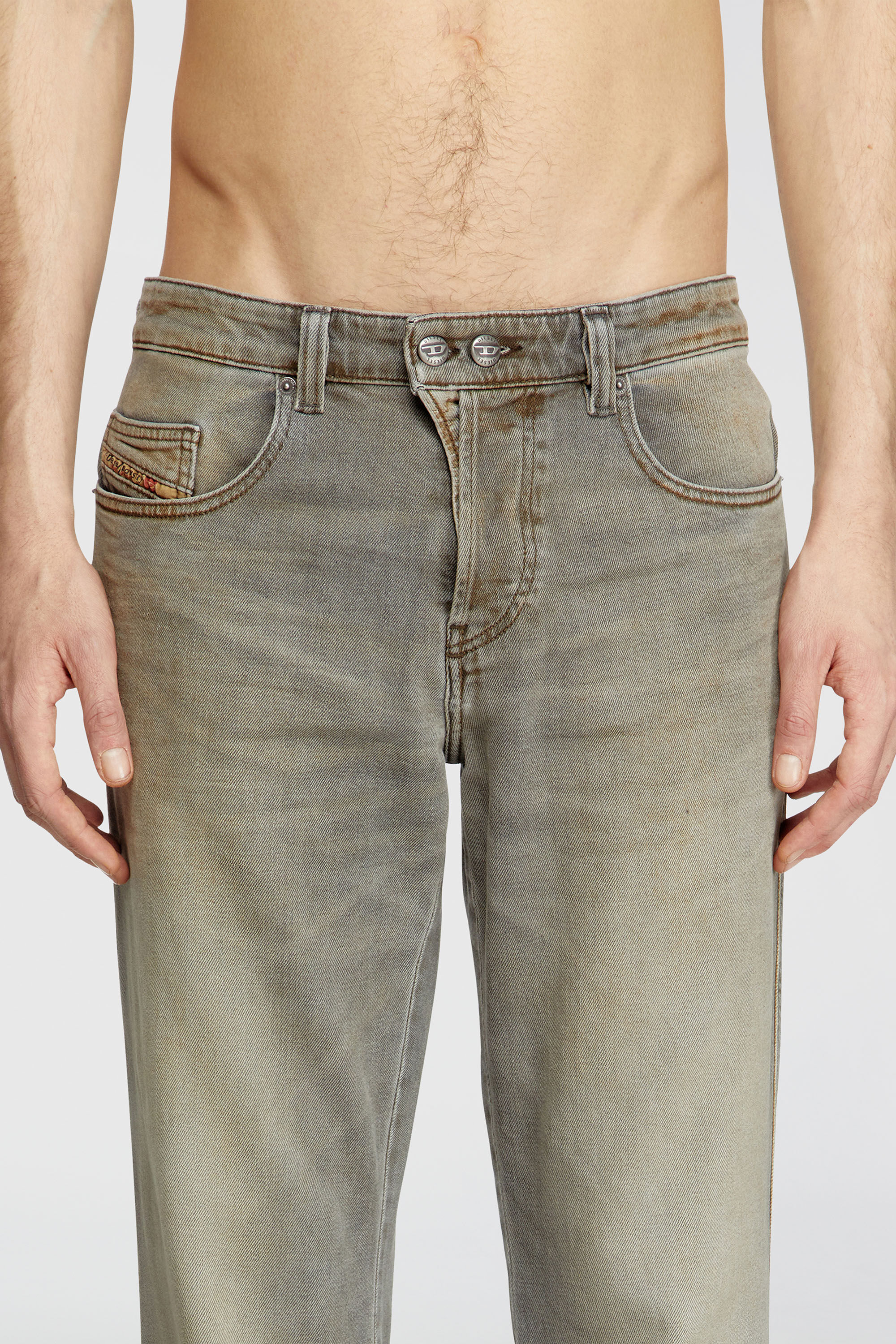 Diesel - Man's Bootcut Jeans 1998 D-Buck 09L37, Light Grey - 5