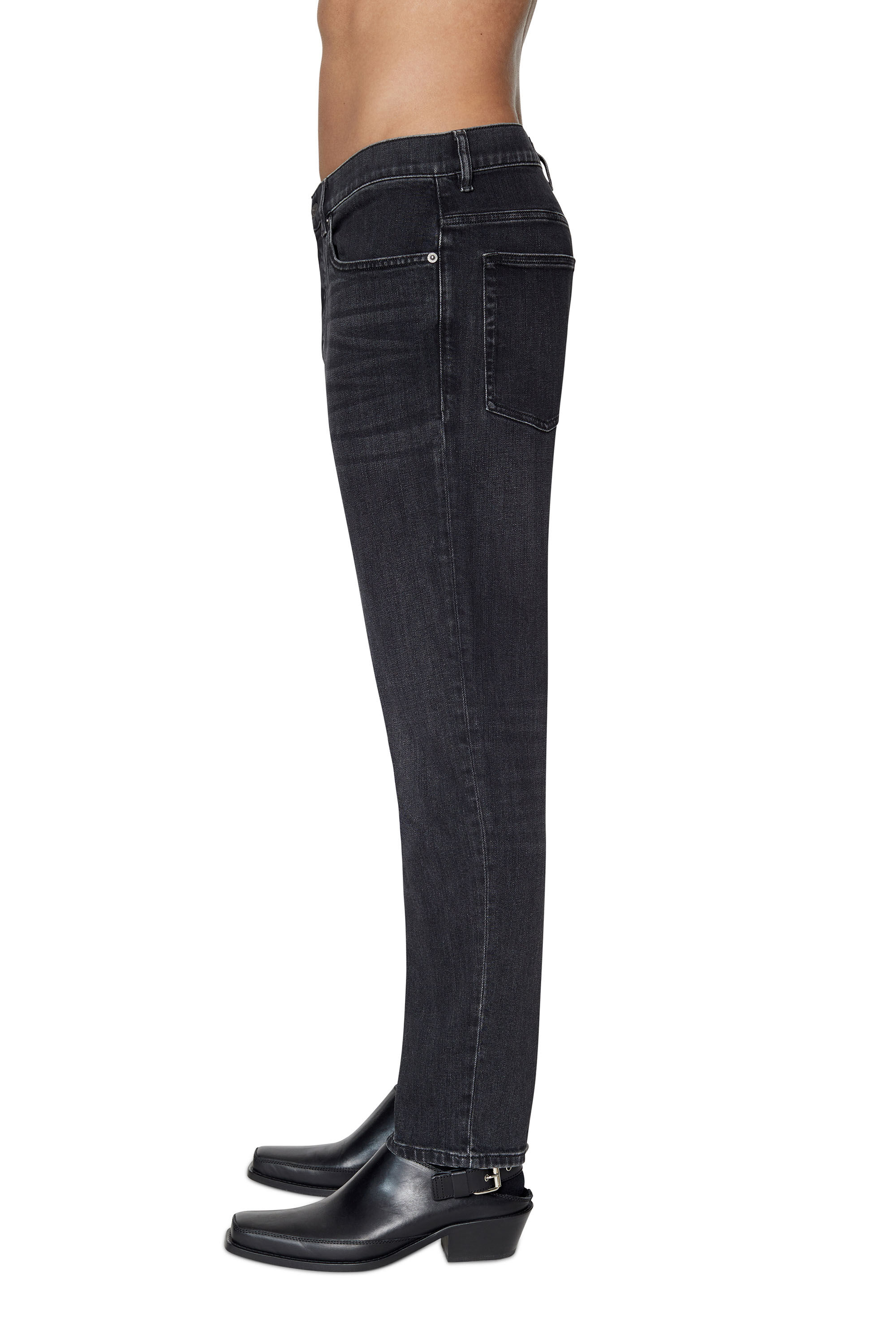 Diesel - 2005 D-Fining 09B83 Tapered Jeans, Black/Dark grey - Image 5