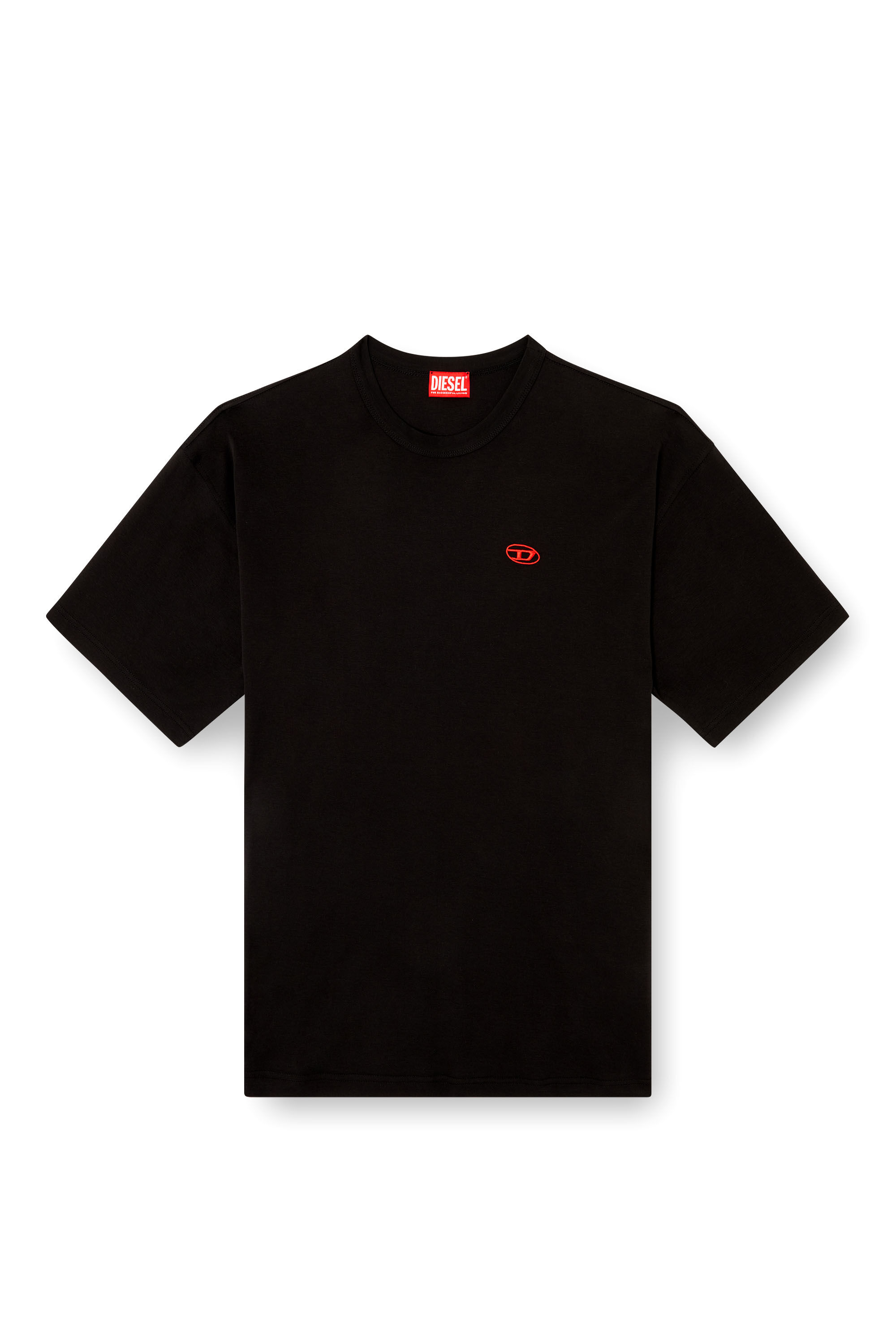 Tシャツ・カットソー No.9952 ministry printing T Men's Logo-print T-shirt in mercerised cotton | Black | Diesel