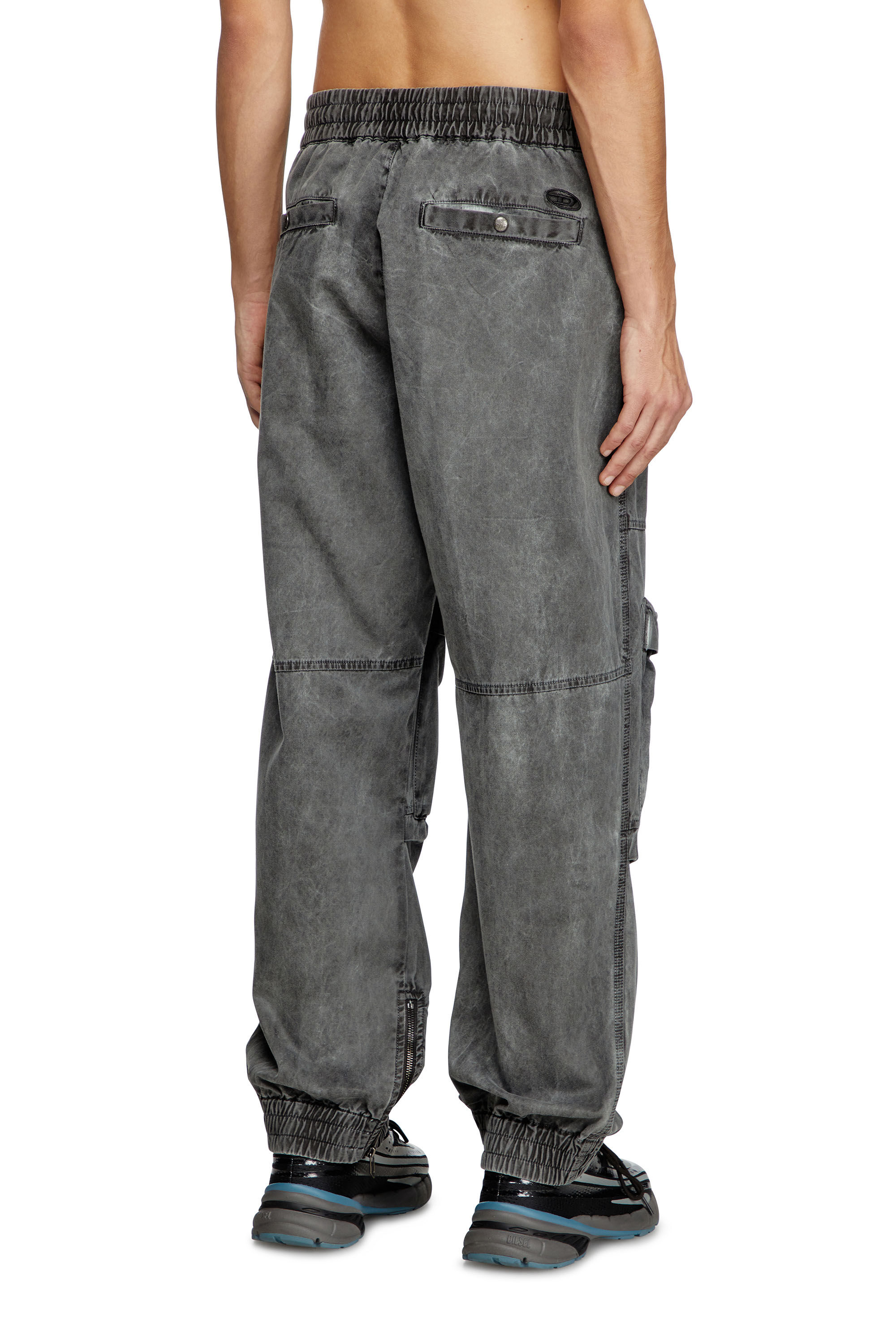 【関税込み】Diesel タン P-Beeck カーゴパンツ Men's Cargo pants in faded organic cotton | Black | Diesel
