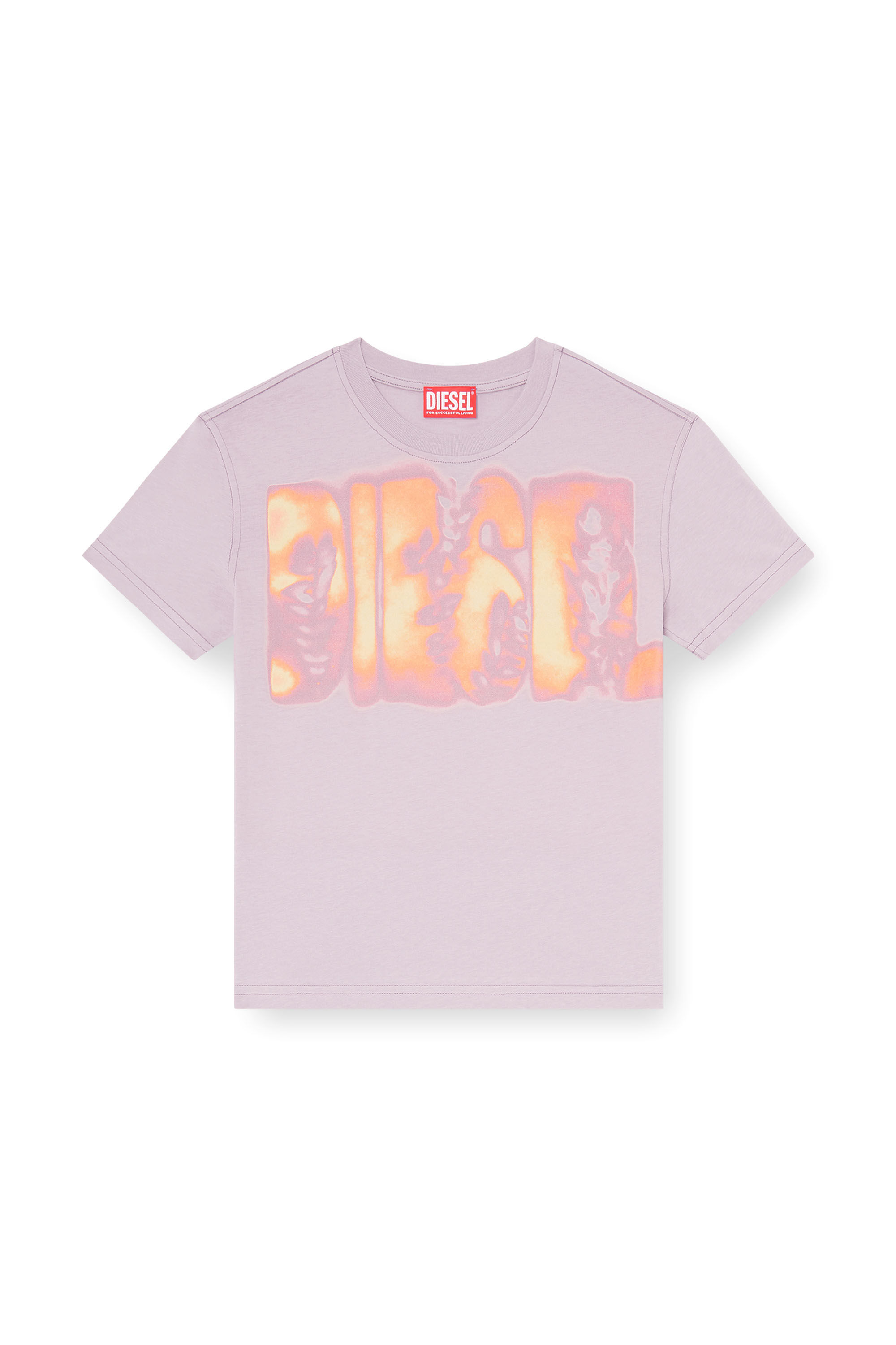 Diesel - T-ILA-AA3, Woman's Slim jersey T-shirt with graphic print in null - 2