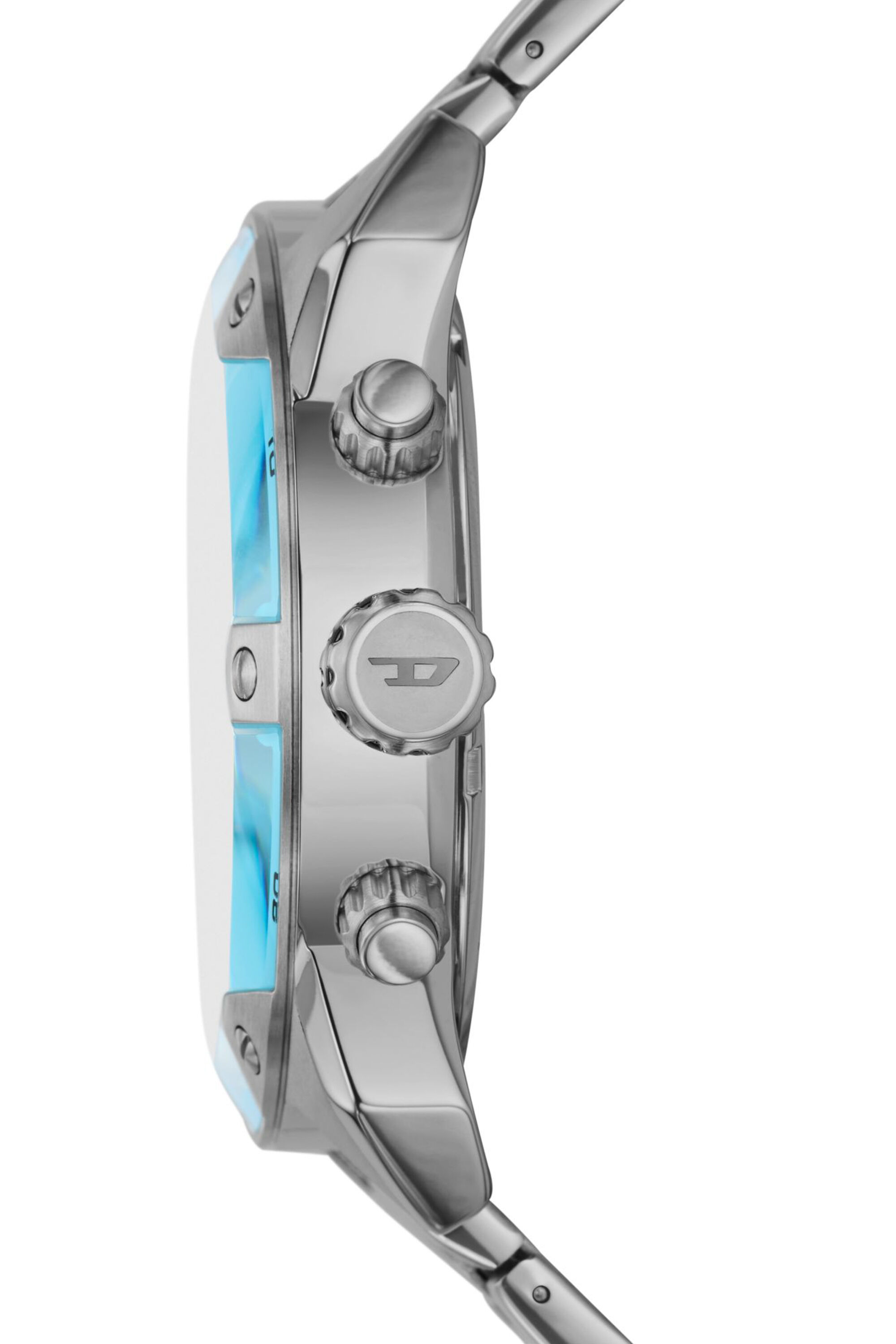 川*禎様 DIESEL DZ4655 クロノグラフ腕時計 Men's Spiked chronograph stainless steel watch | Silver | Diesel LU