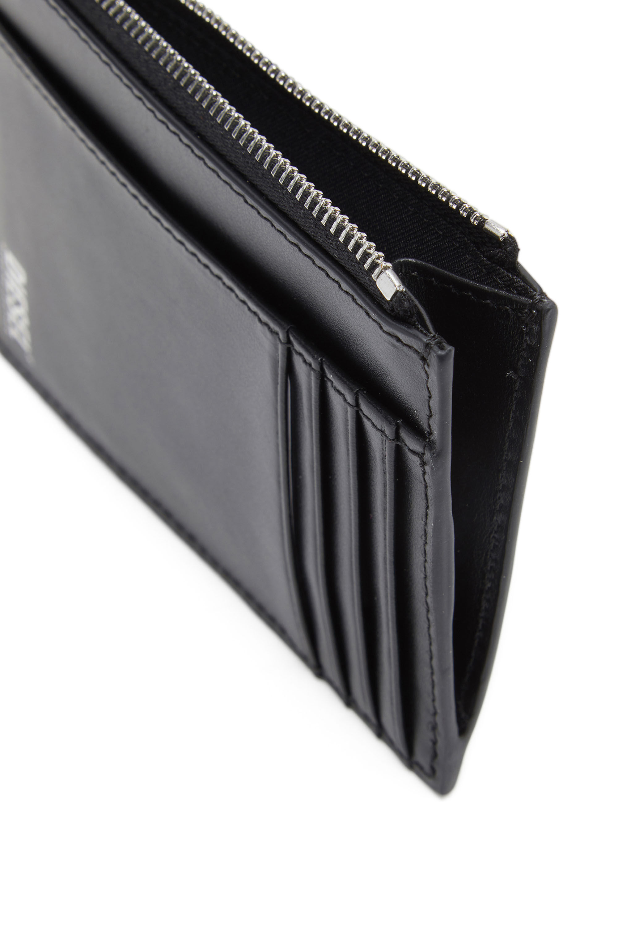 DIESEL 1dr Card Holder I ブラック Women's Card holder in leather | Black | Diesel
