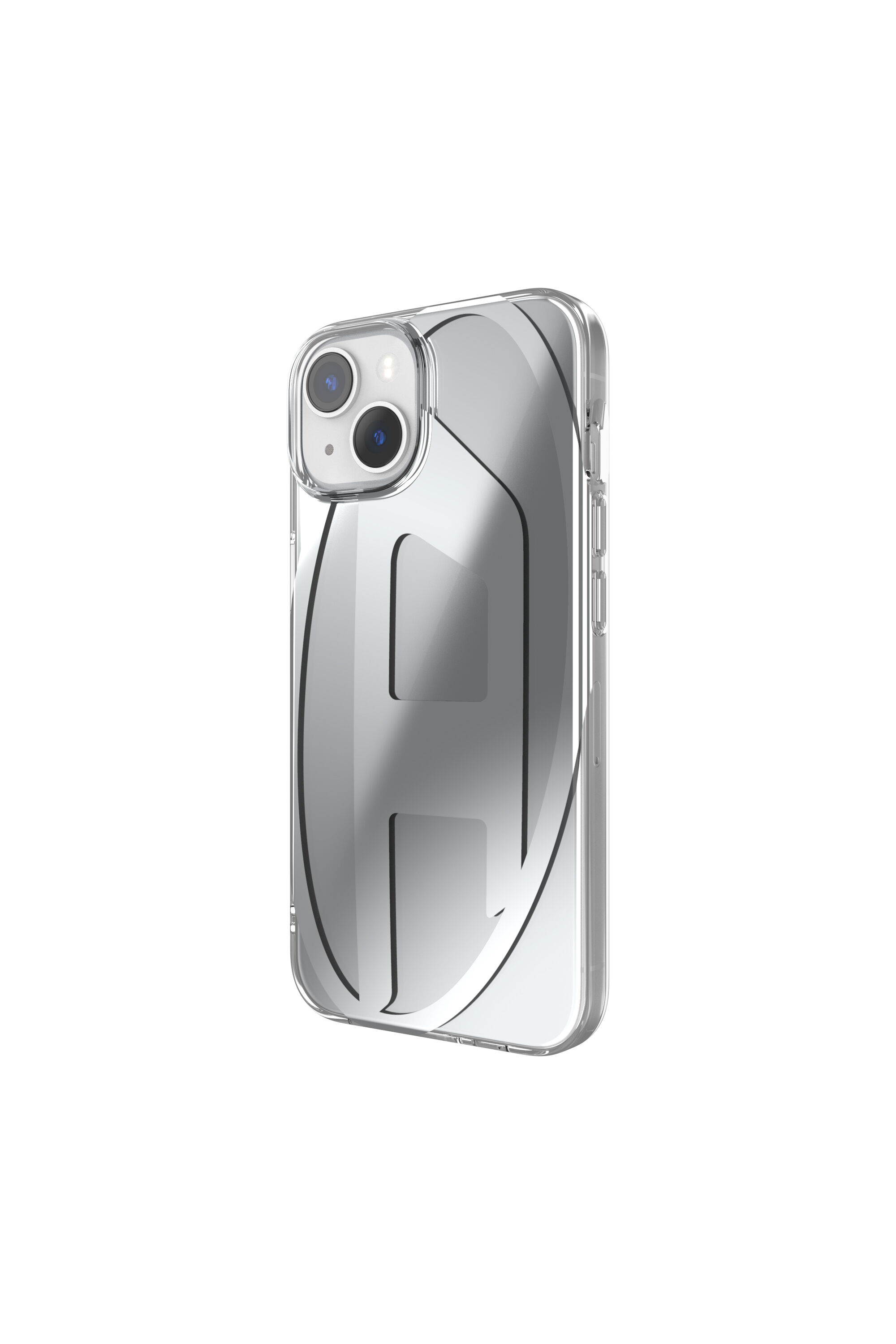 Diesel - 54094 MOULDED CASE, Unisex's Oval D case iPhone 13/iPhone 14 in Silver - 4