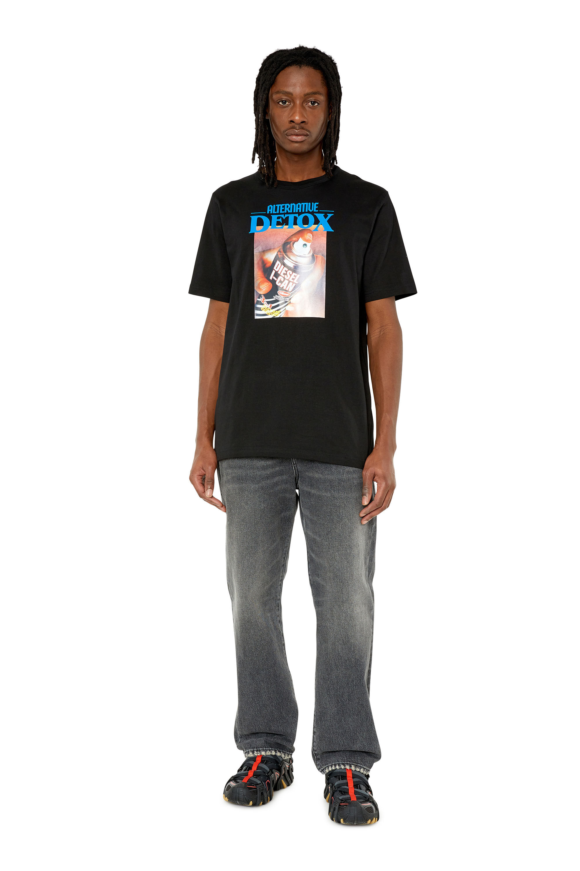 Diesel - T-JUST-G4, Black - Image 1