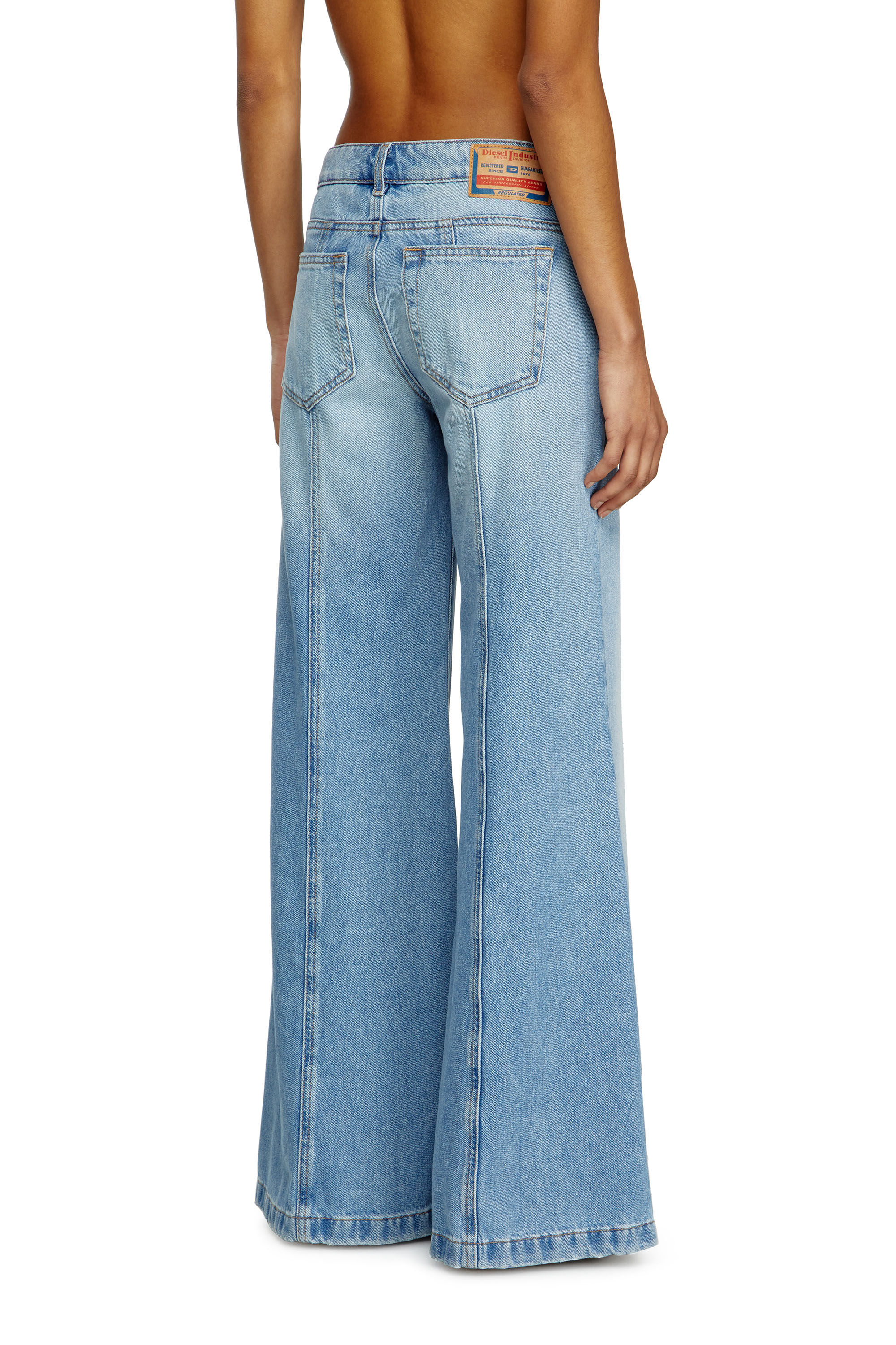 Women's Flare Jeans | Light Blue | Diesel D-Akii