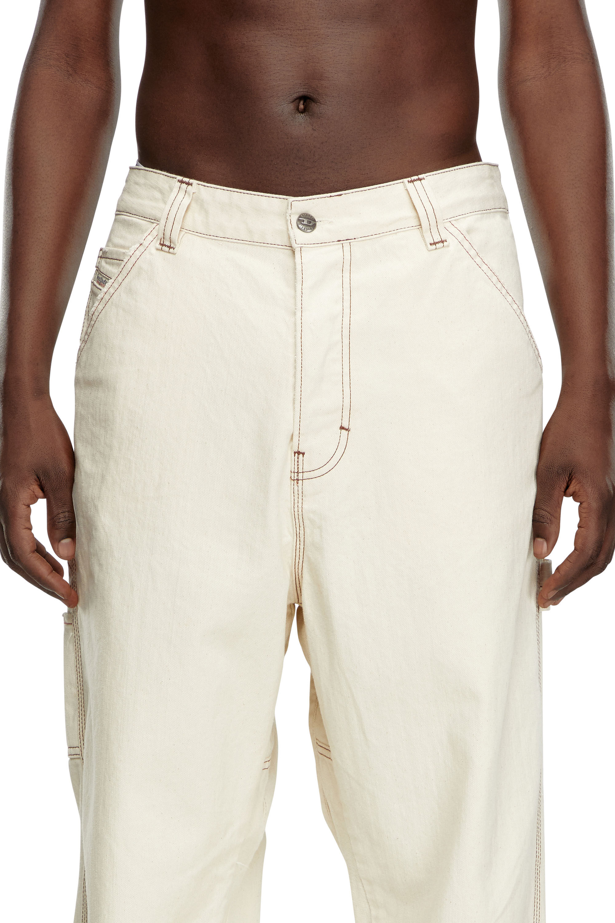 Diesel - Man Straight Jeans D-Livery 0GRDQ, White - Image 5