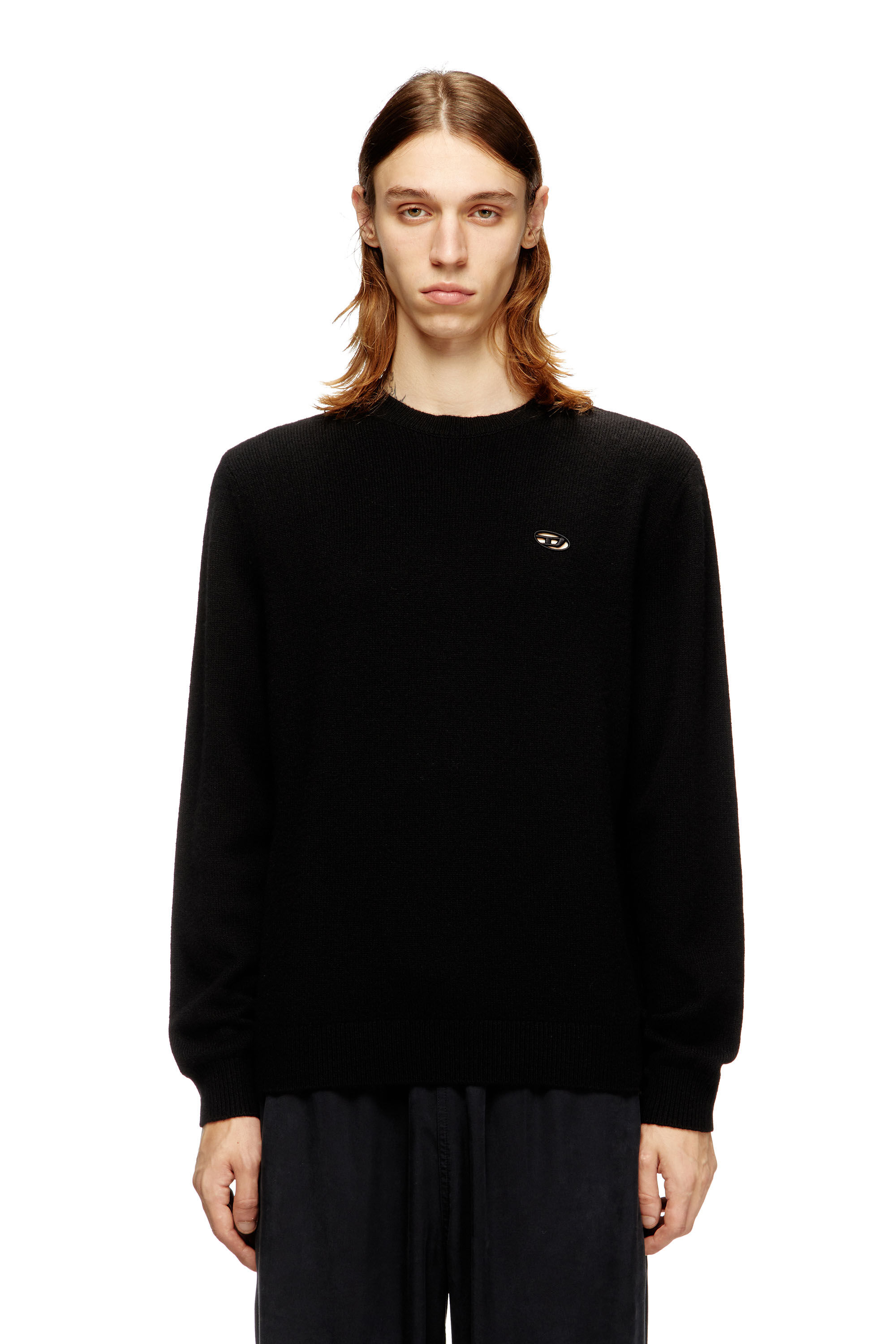 Diesel - K-ARGOL, Man's Wool-cashmere jumper in null - 3