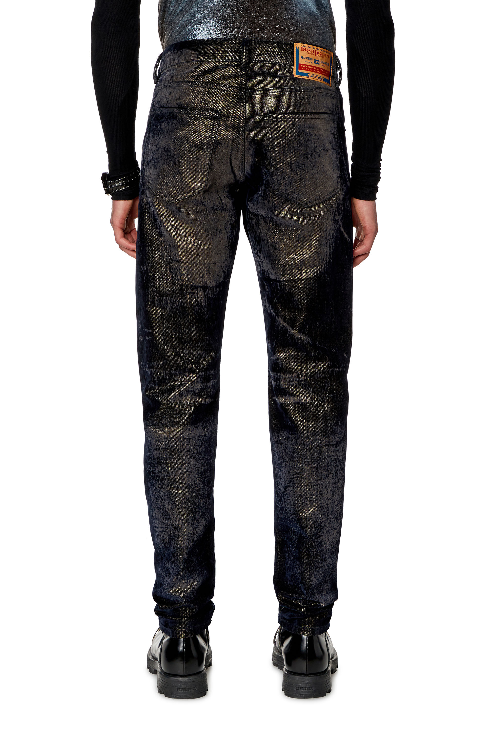 DIESEL デニムパンツ D-STRUKT Men's Slim Jeans | Mid 2019 D-StruktBlack/Dark grey | Diesel LU