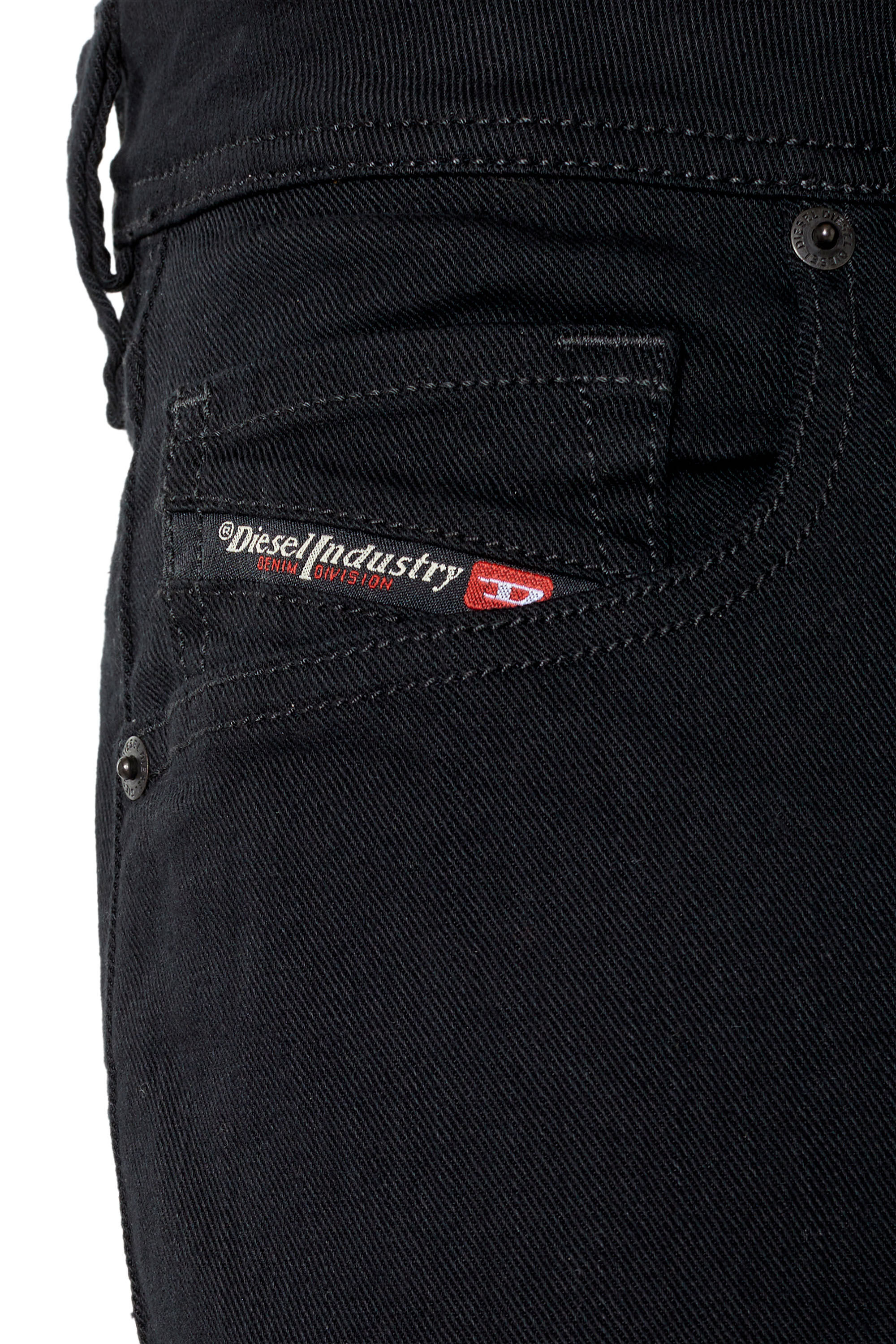 Larkee Beex 0688H Men Tapered Black Dark grey Jeans Diesel
