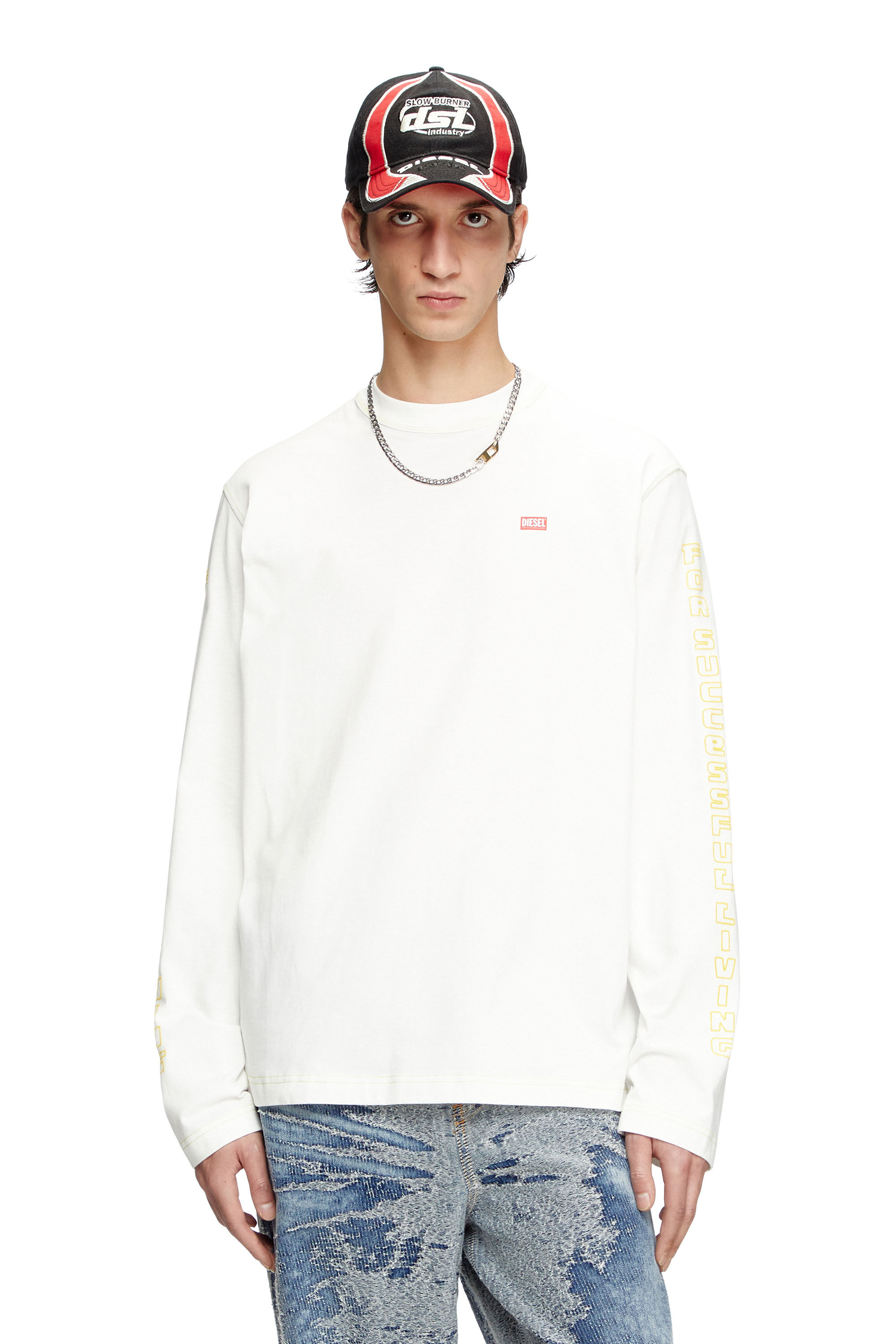 トップス deres long sleeve T shirt 754-Steel-1-