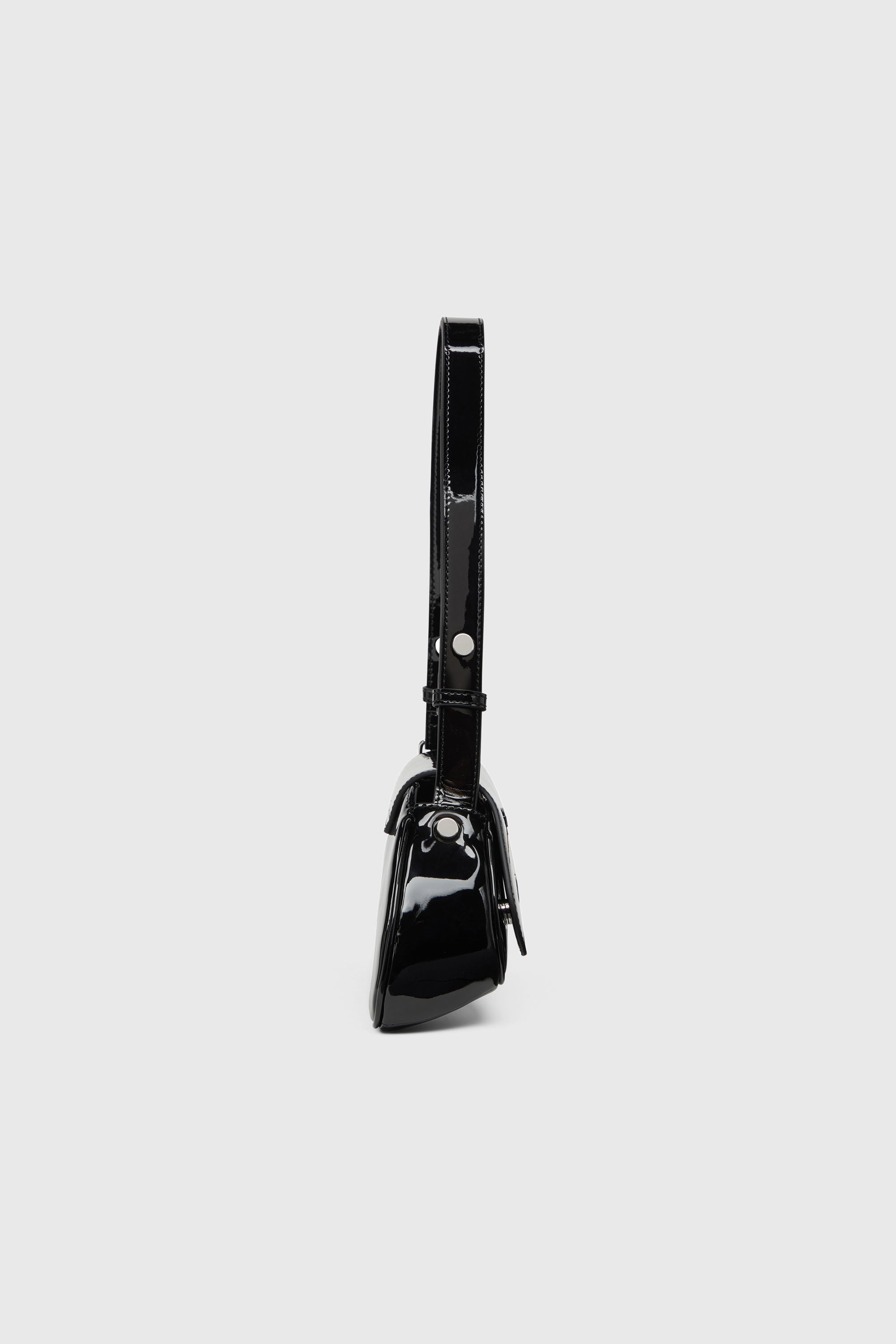 Diesel - PLAY CROSSBODY, Woman's Play-Glossy crossbody bag in Black - 5