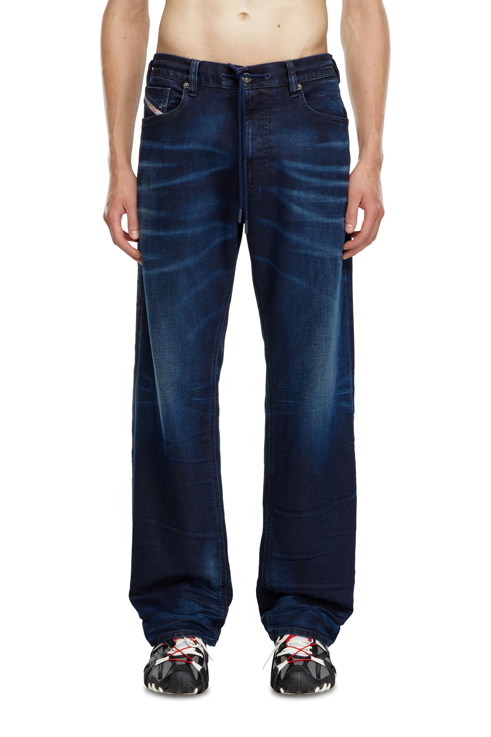 Diesel - Man Straight 2080 D-Reel Joggjeans® 09J35, Dark Blue - Image 3