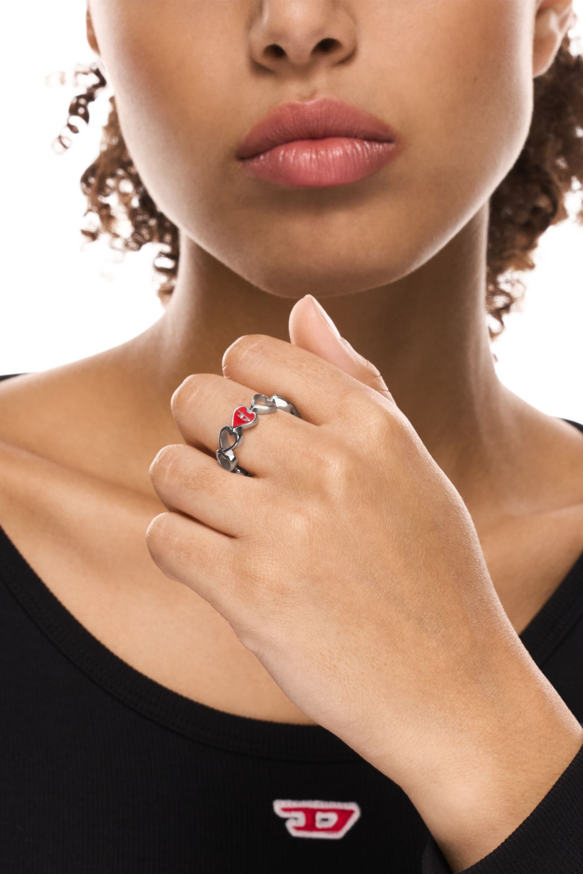 Diesel - DX166940 JEWELLERY, Unisex's Stainless Steel Band Ring in Silver - 3