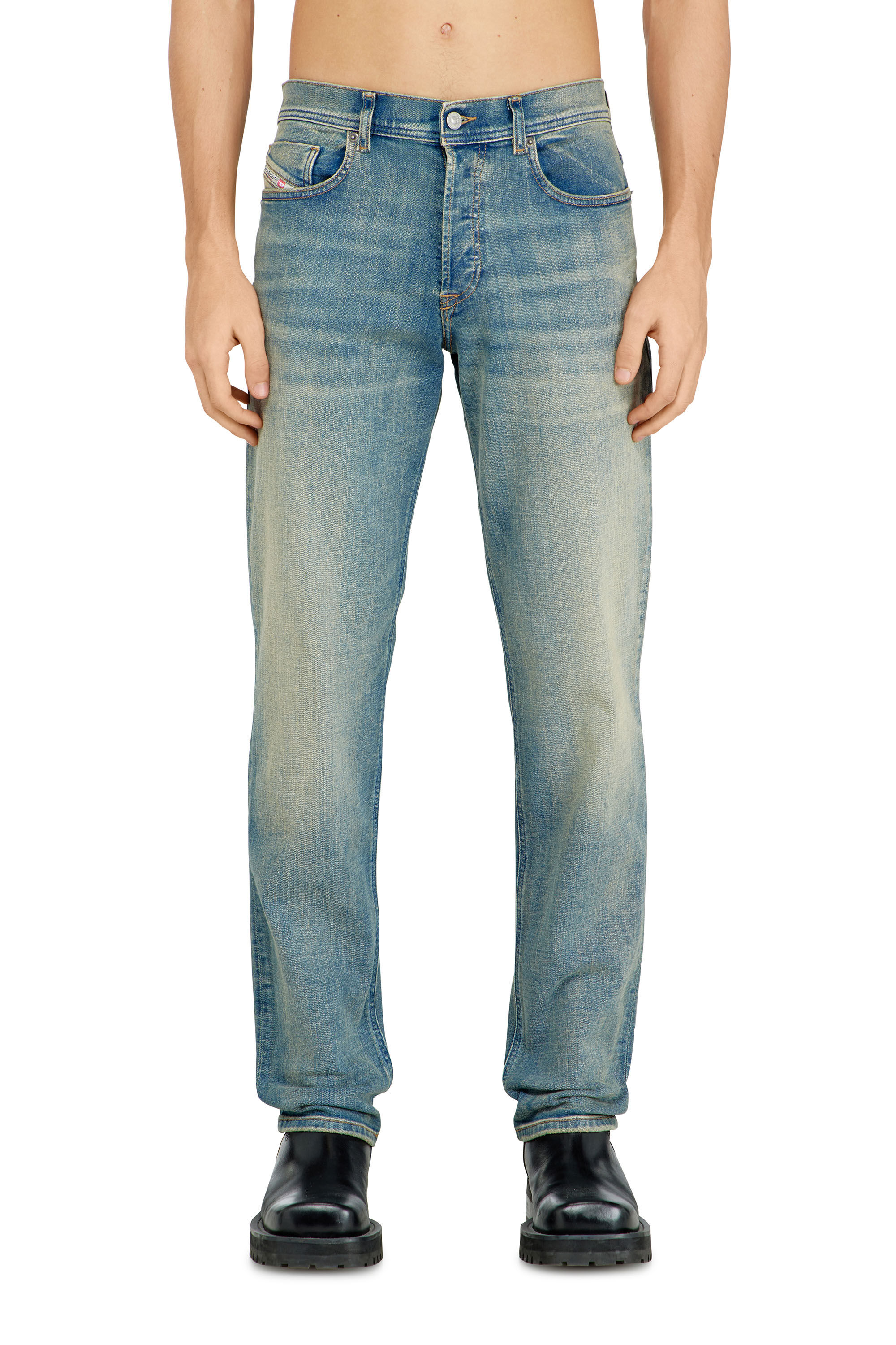 Diesel - Man's Regular Jeans 2023 D-Finitive 09N32, Medium blue - 3