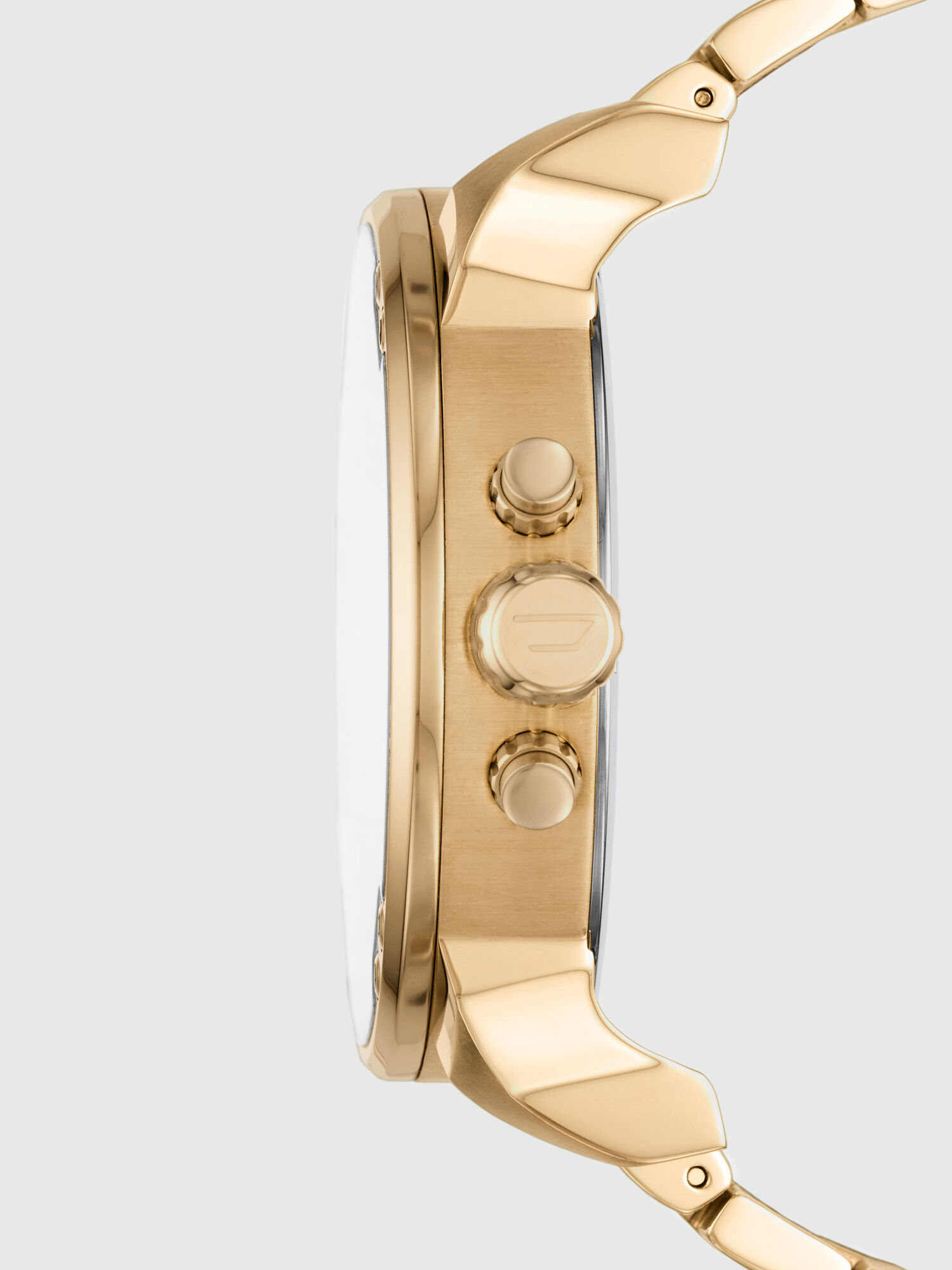 DZ7399 Man Mr. Daddy 2.0 gold tone watch with detailed dial Diesel