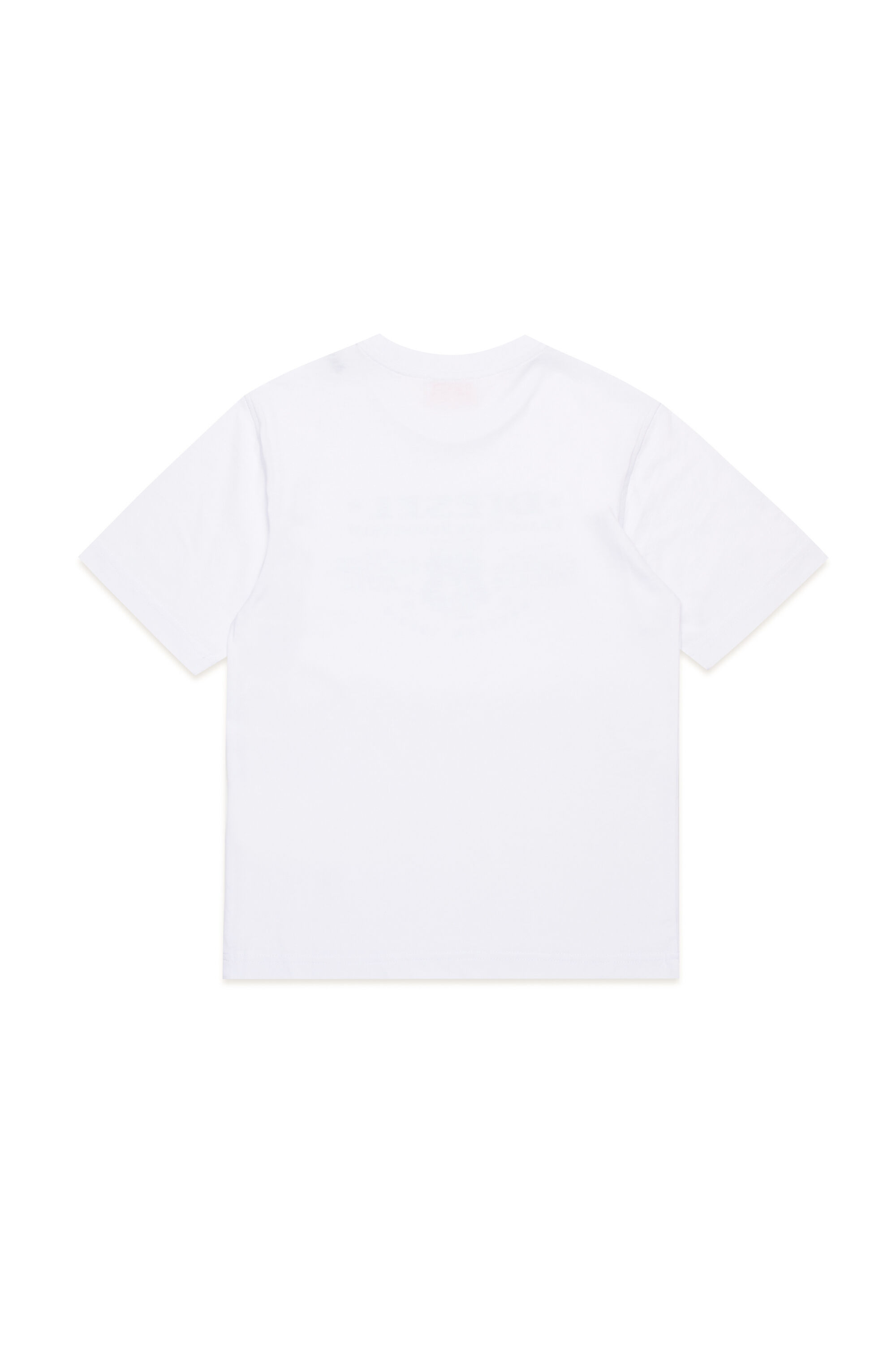 Diesel - TJUSTL4 OVER, Man's T-shirt with Jacron Patch print in White - 2