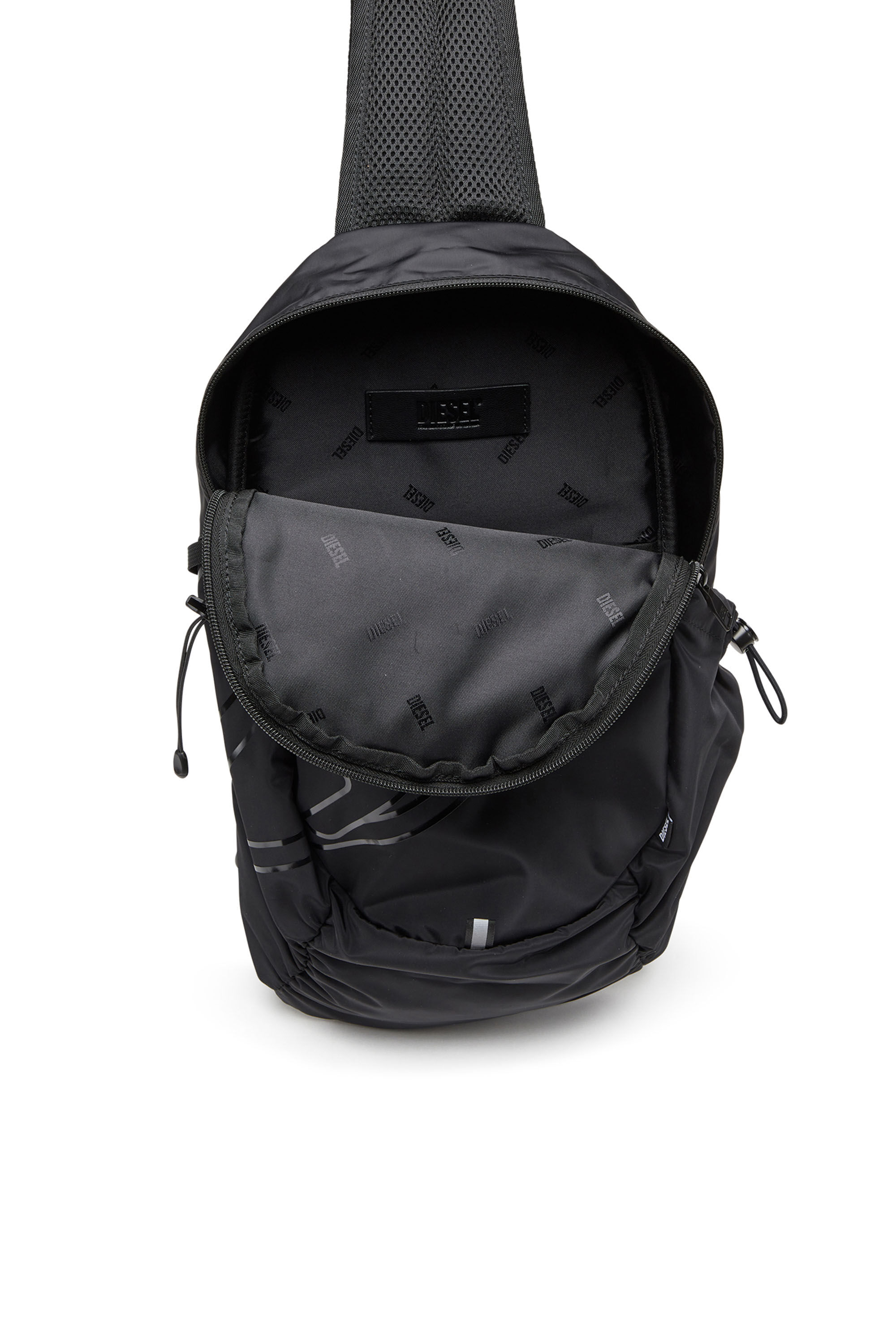 Black sling on sale backpack