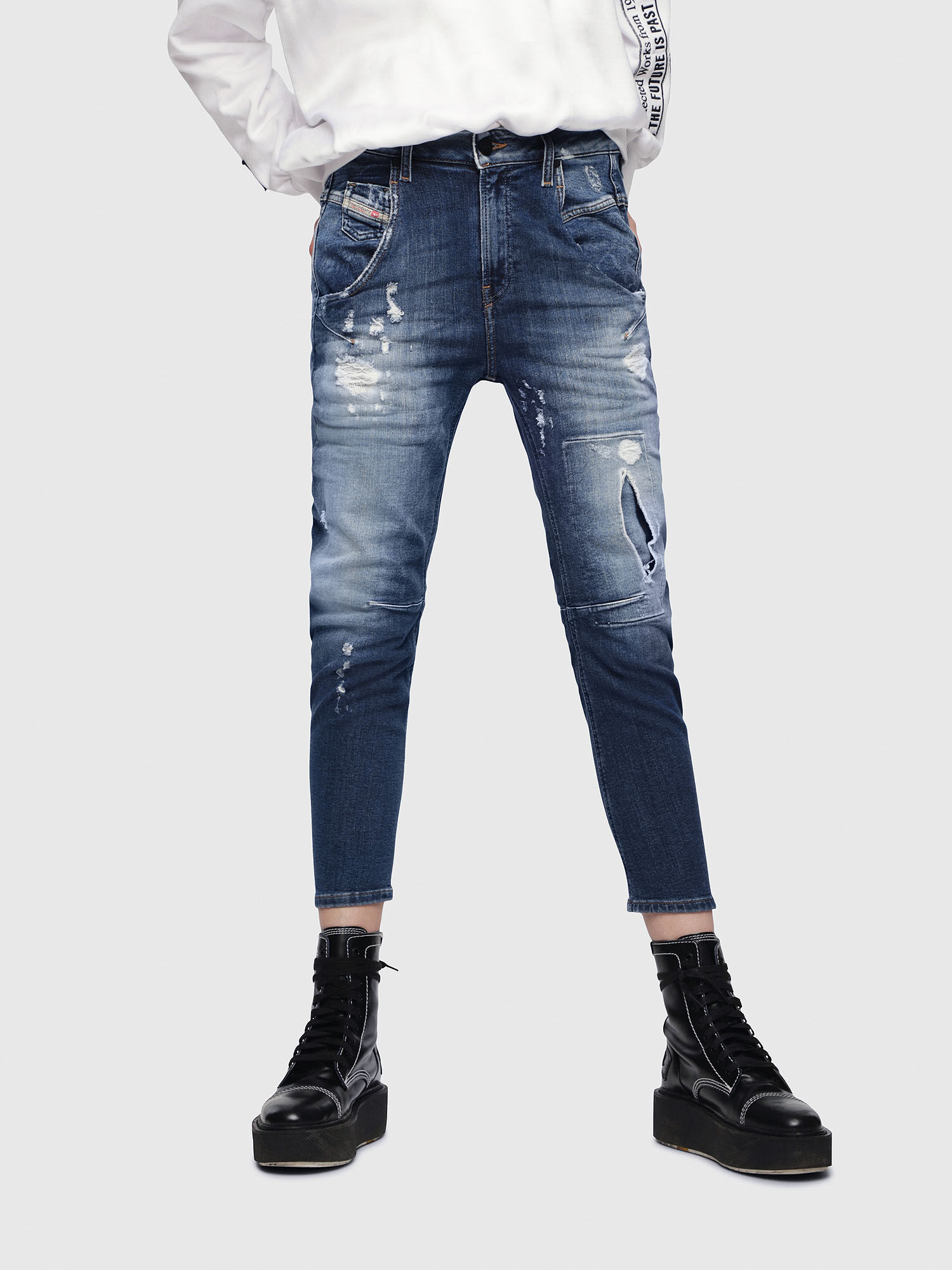 FAYZA-T JOGGJEANS 087AK Women: Boyfriend Jeans | Diesel