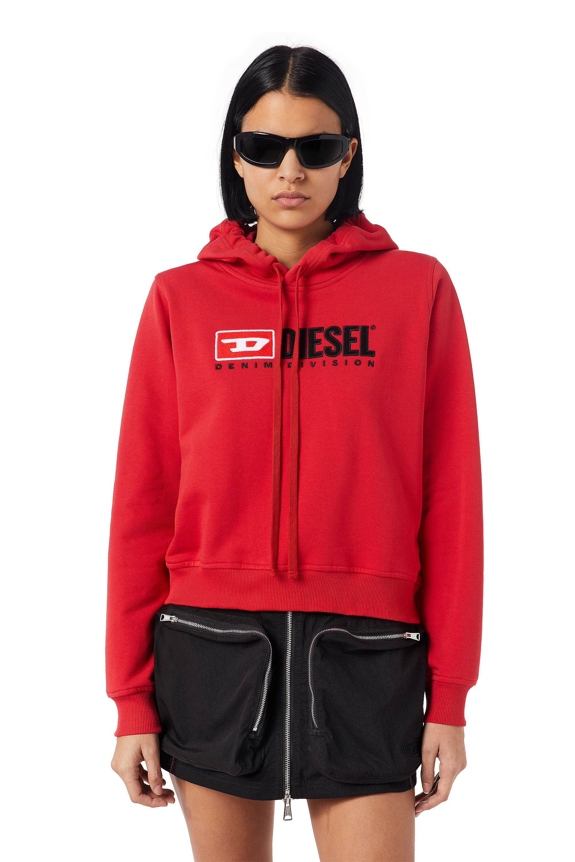 Diesel - F-REGGY-HOOD-DIV, Red - Image 3