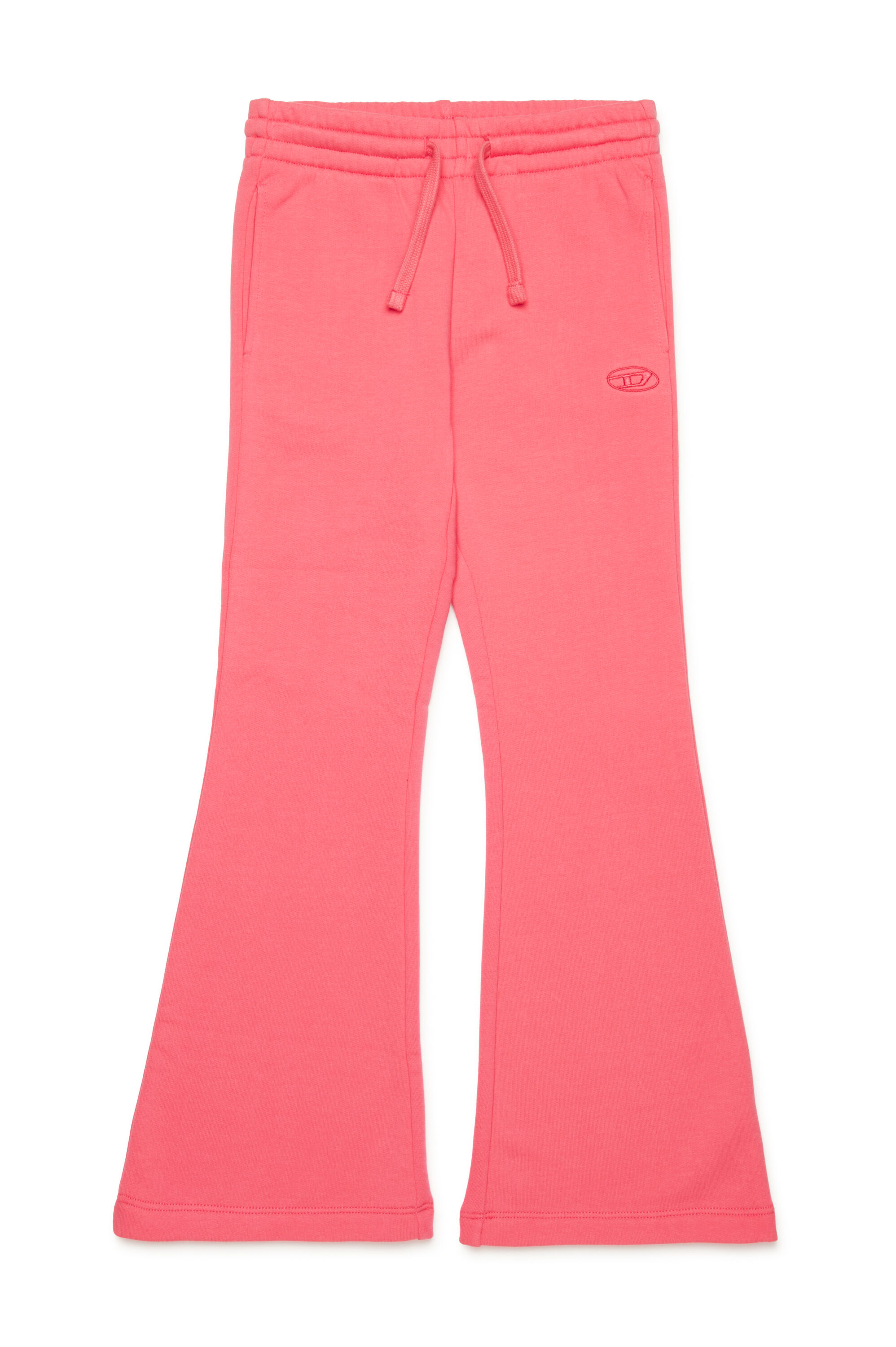 Diesel - PENTTY, Woman's Flared sweatpants with logo embroidery in Pink - 1