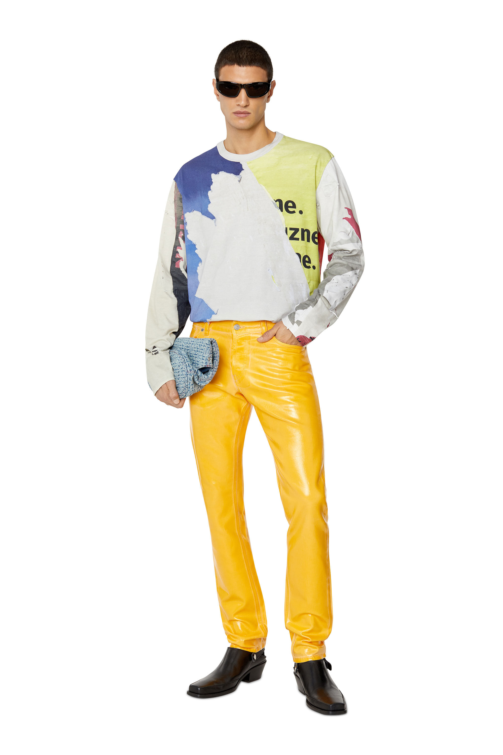 Diesel - 1995 09E50 Straight Jeans, Yellow - Image 1