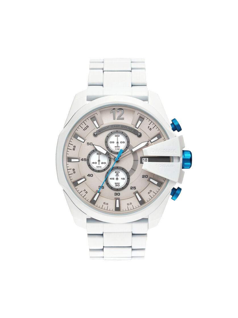 Dz4502 Man Mega Chief Chronograph Stainless Steel Watch Diesel