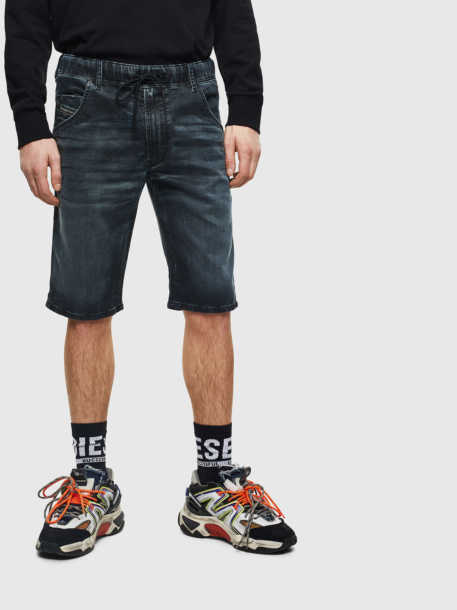 diesel krooshort denim shorts