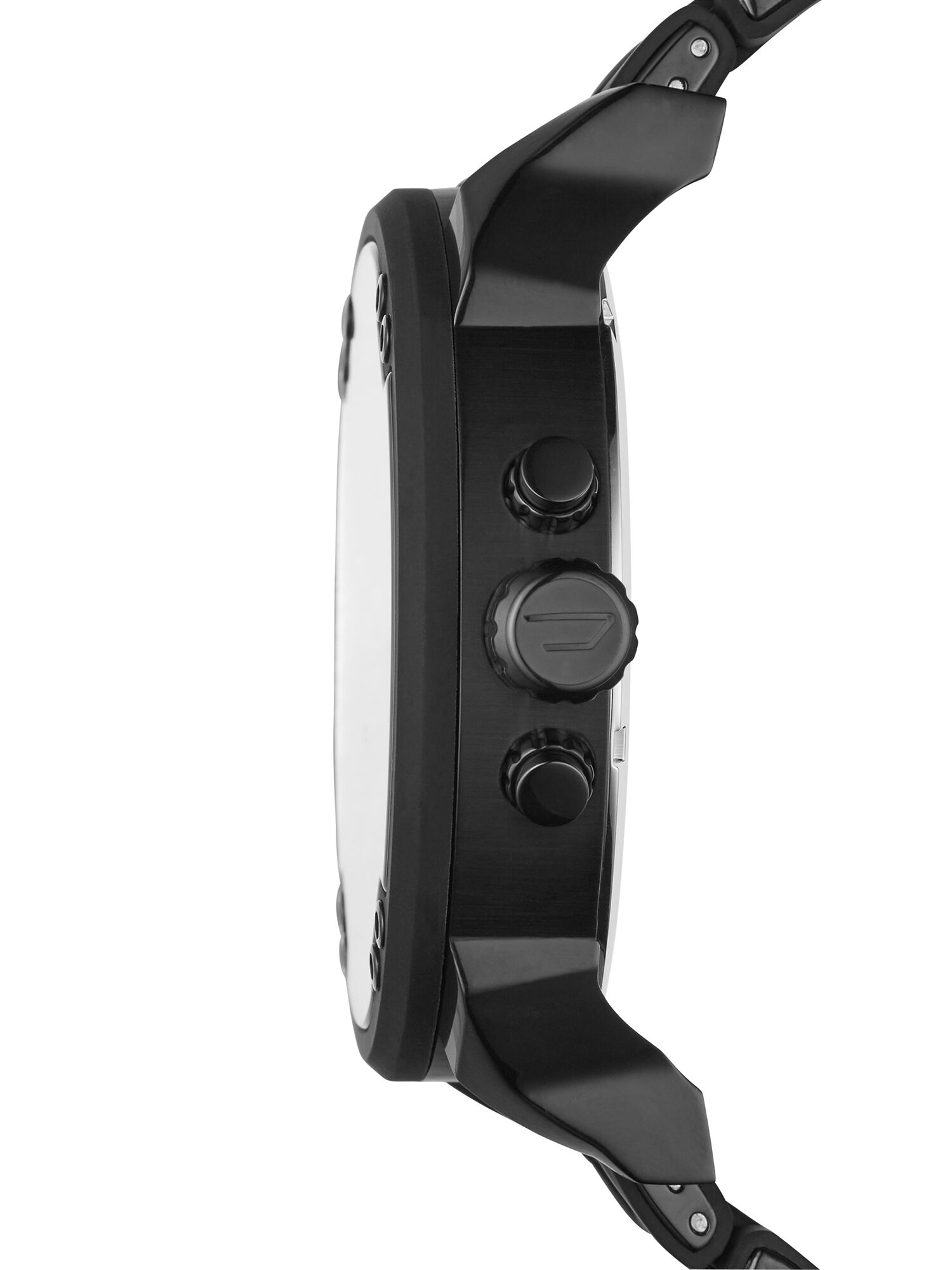 ロディ DZ7396 Man: Detailed black dial watch, 55 mm | Diesel