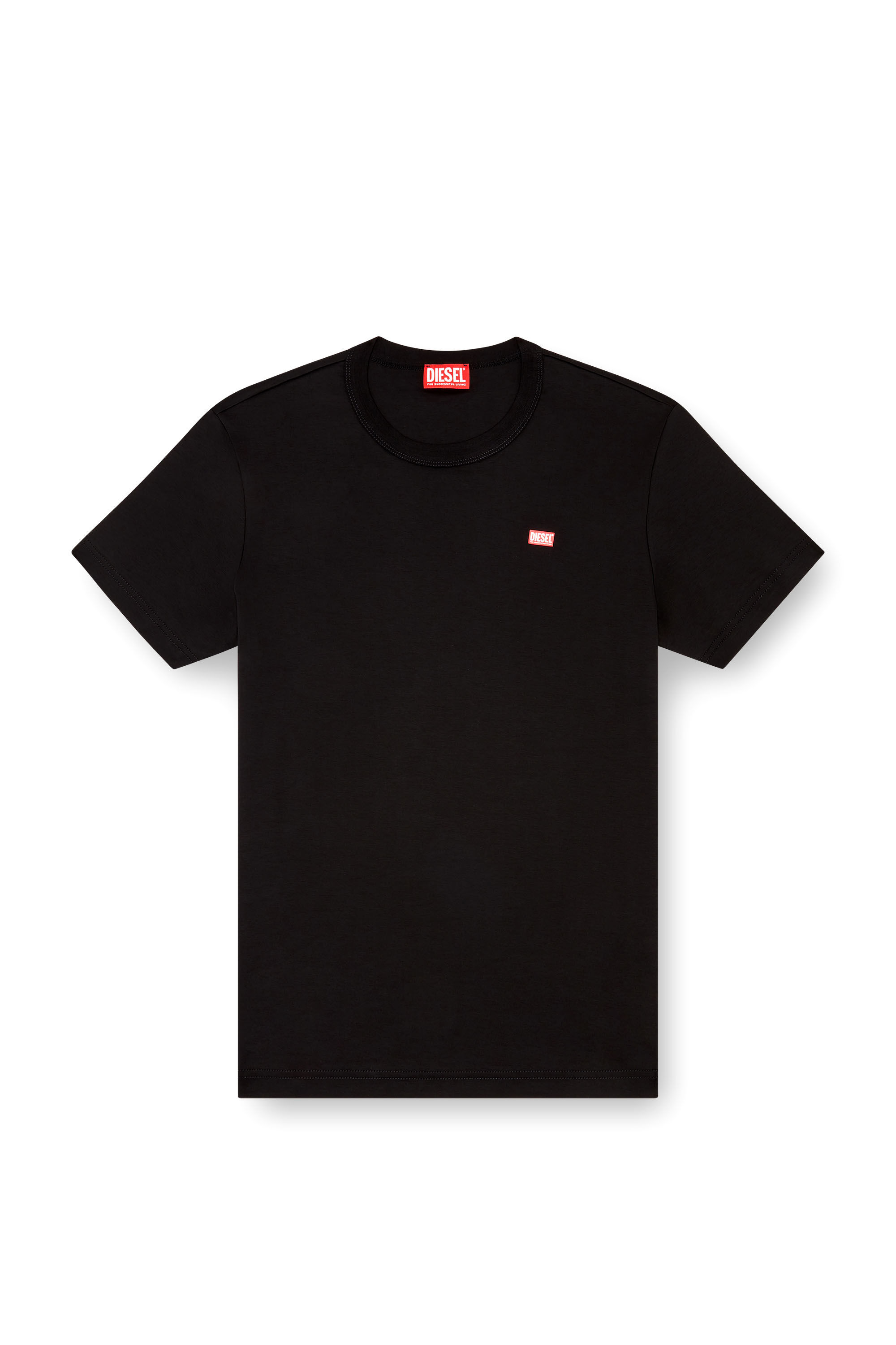 Tシャツ・カットソー Diesel t-miegor-k77 T-shirt Men's T-shirt in mercerised cotton | Black | Diesel