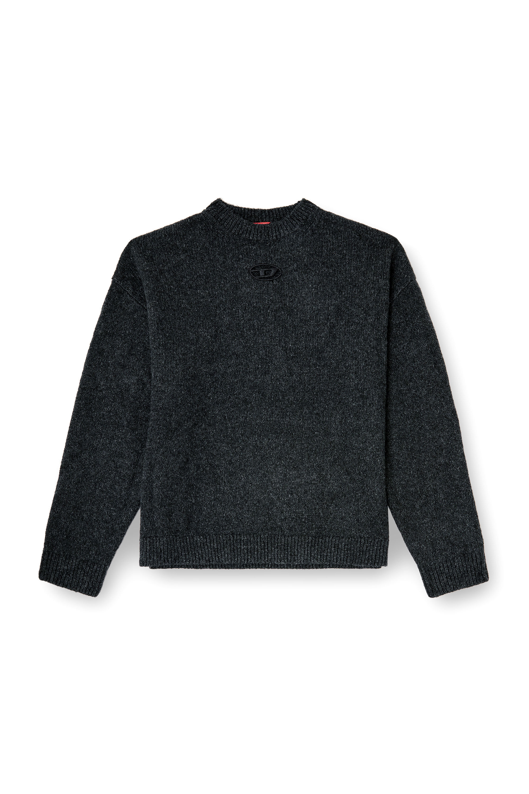 Diesel - K-AREESO, Man's Jumper in wool and alpaca blend in Black - 2