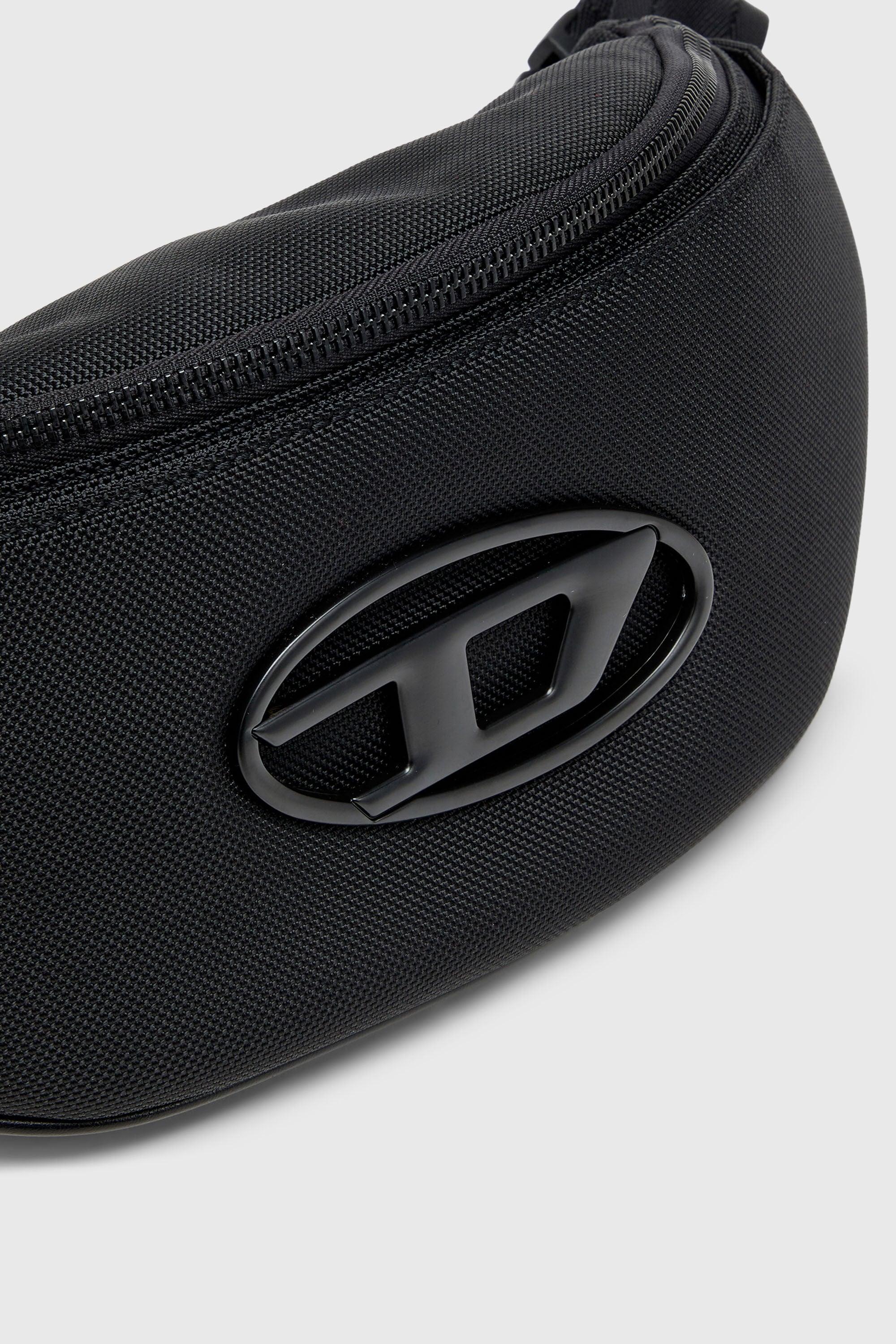 Diesel - HOLI-D BELT BAG M, Unisex's Holi-D - Belt bag in nylon with internal pocket in Black - 5