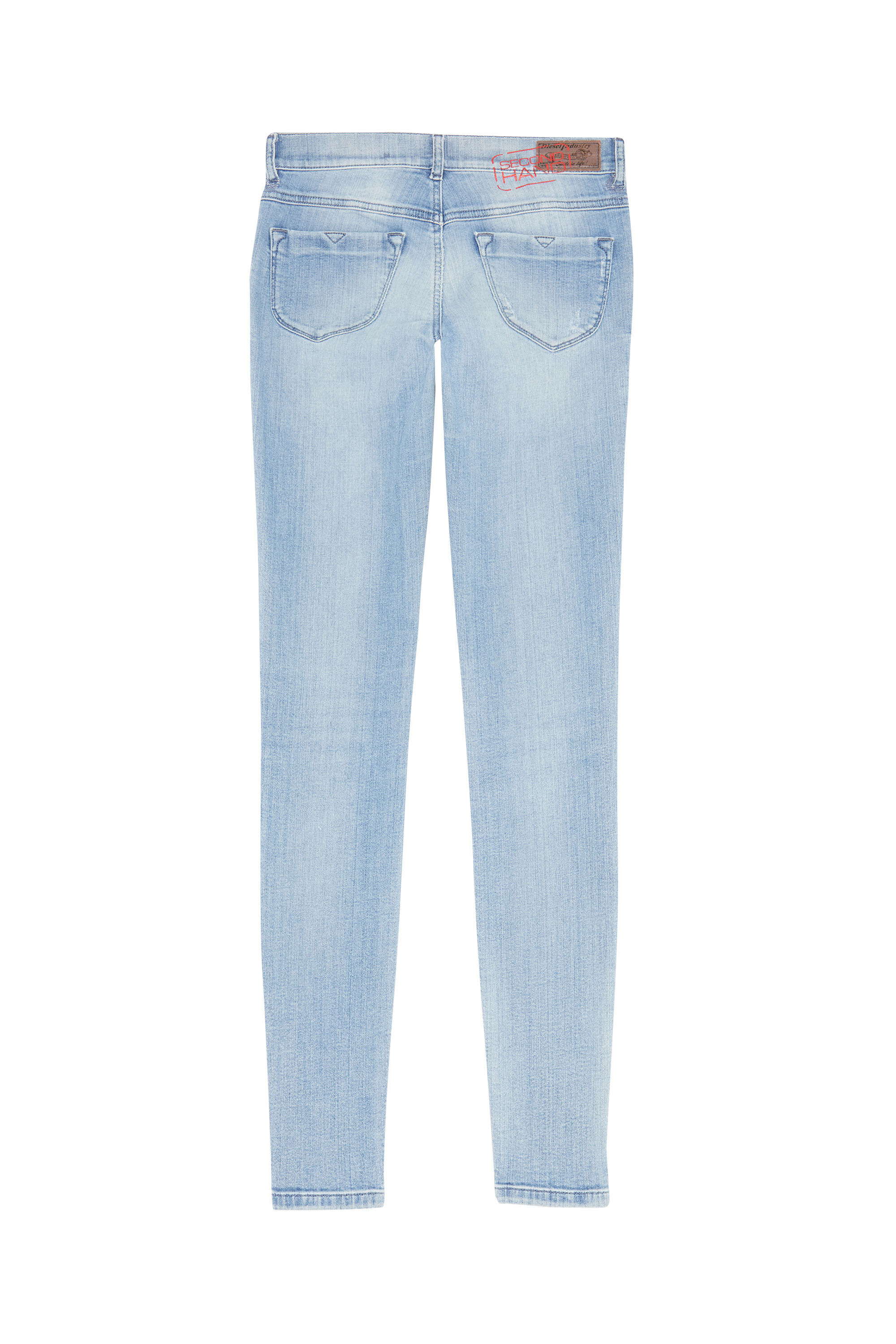 Jeans with buttons on ankle top