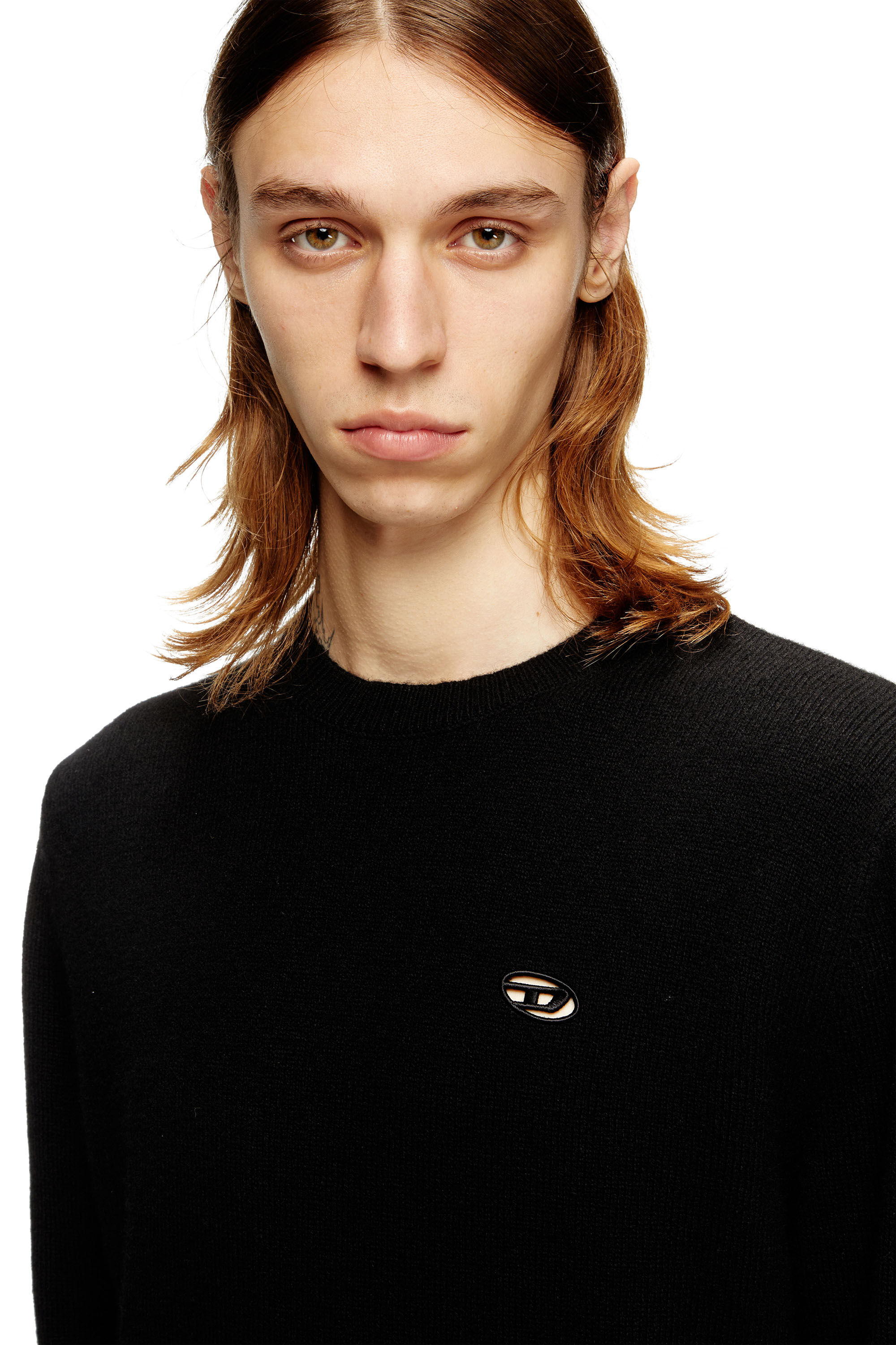 Diesel - K-ARGOL, Man's Wool-cashmere jumper in null - 5
