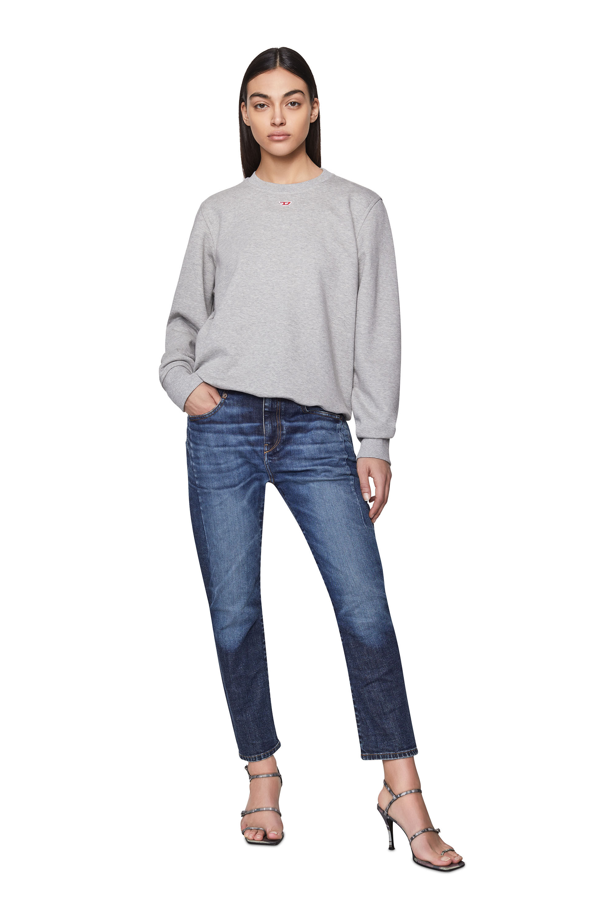 Women Medium blue Boyfriend Slouchy 