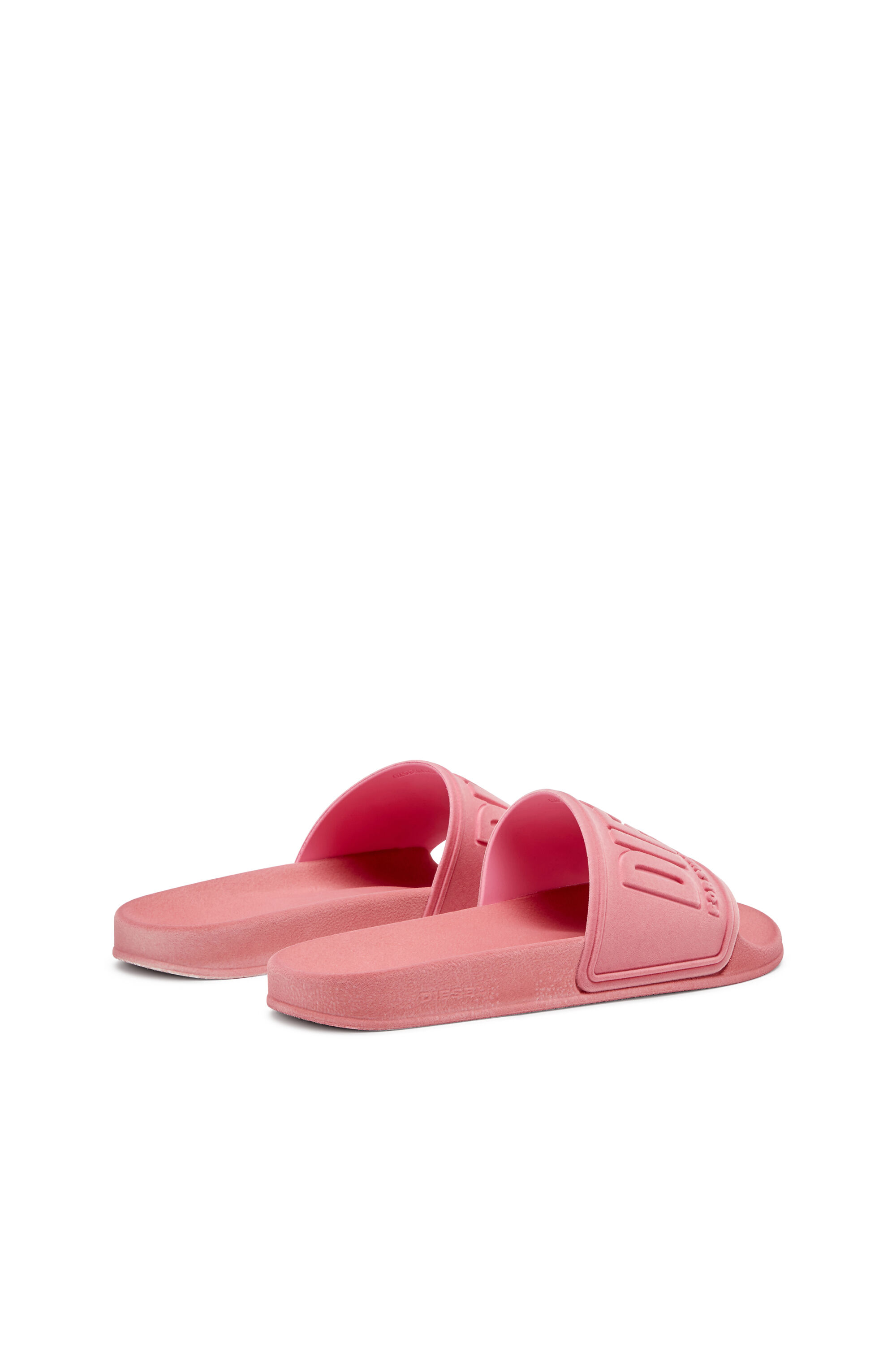 ◆DIESEL◆ SA Mayemi W Slide Pink Y02854PS882T4292 Y02854PS8 Women's Sa-Mayemi-Pool slides with velvety flocking | Pink
