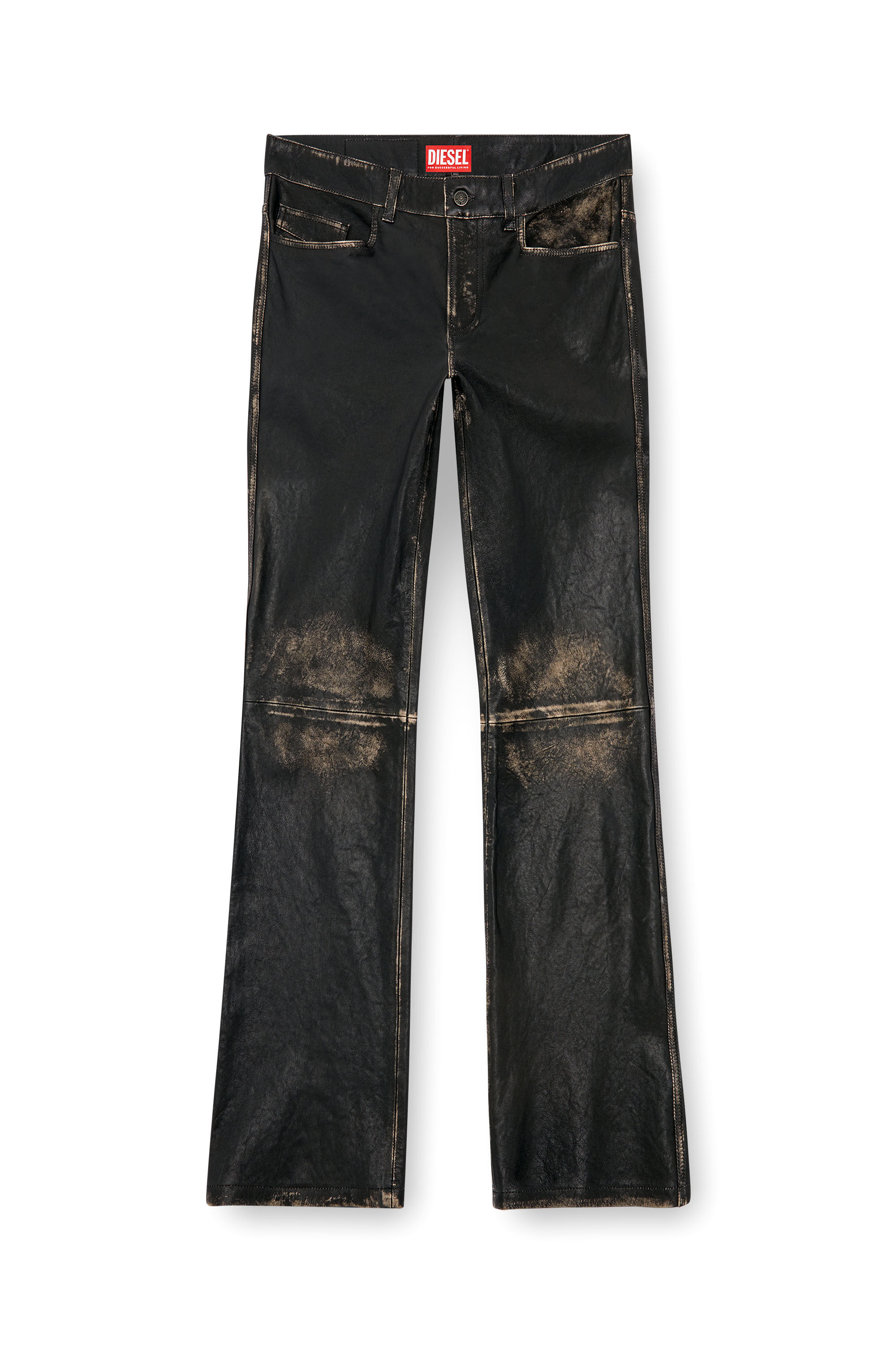Diesel leather jeans deals
