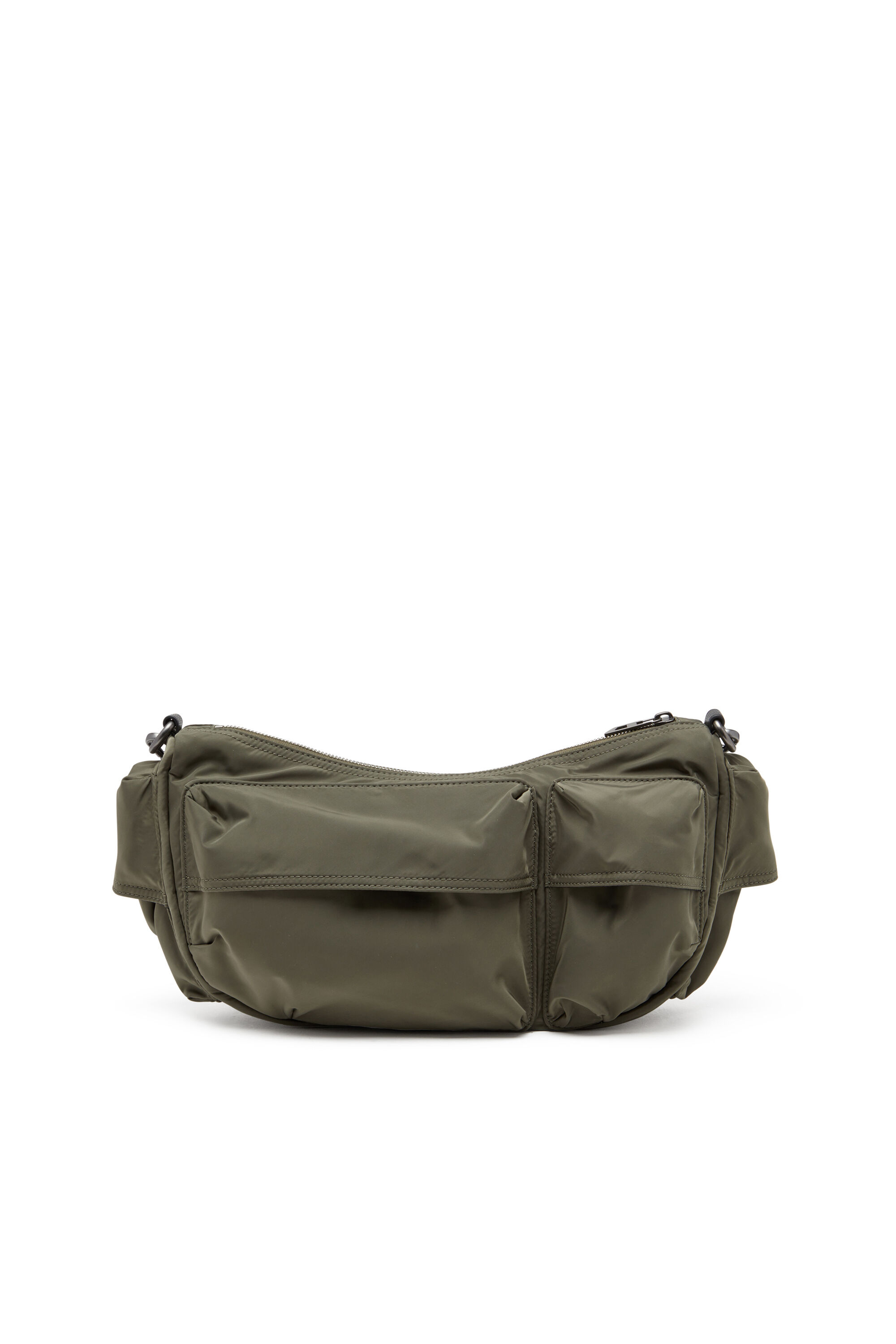 バッグ DIESEL MULTI-PKTS SHOULDER BAG X Women's Multi-Pkts-Multipocket bag in metallic camo twill
