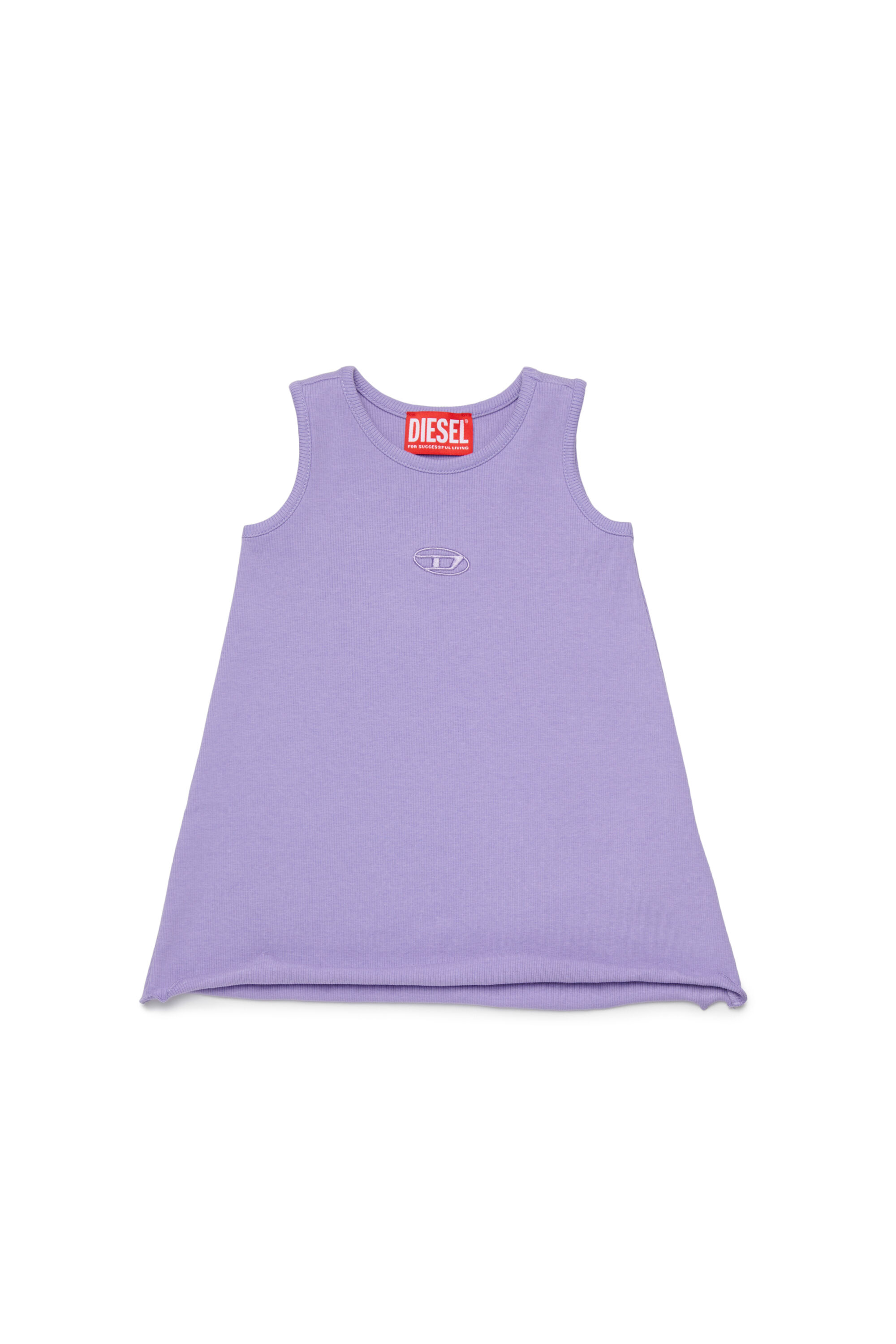 Diesel - DASPYB, Woman's Tank dress with embroidered logo in Violet - 1