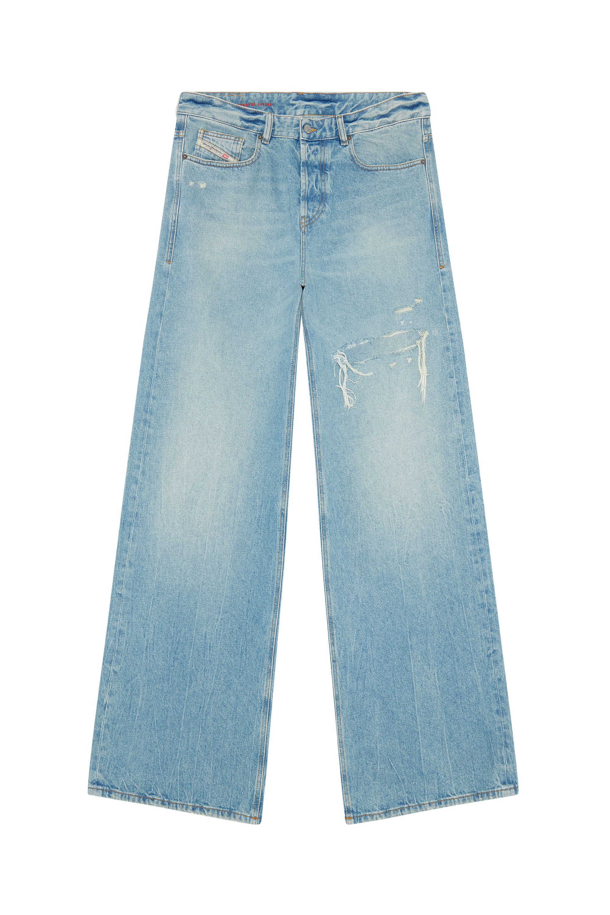 Diesel - Straight Jeans D-Rise 09E25, Light Blue - Image 2