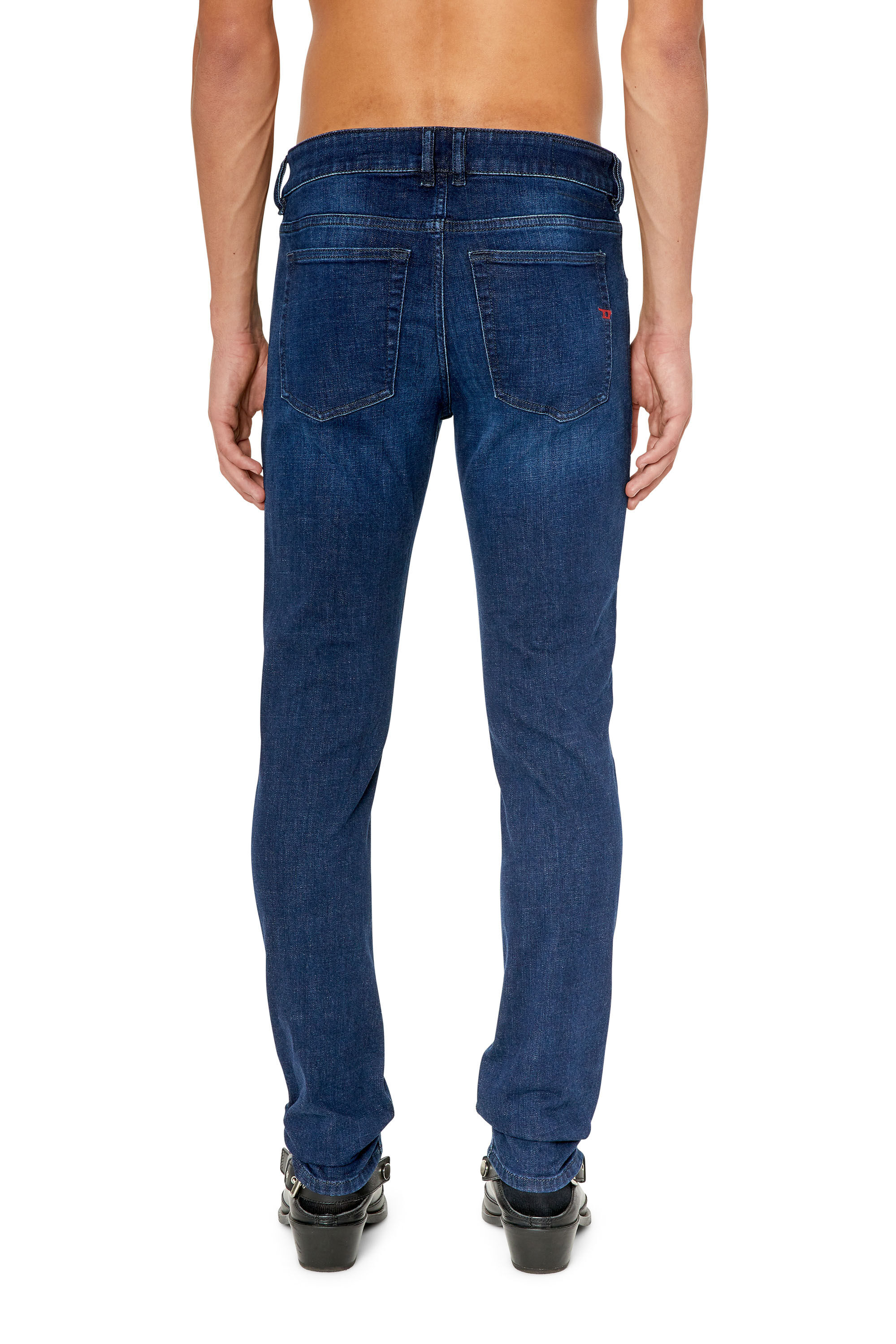 Diesel - 1979 Sleenker 09E96 Skinny Jeans, Dark Blue - Image 4