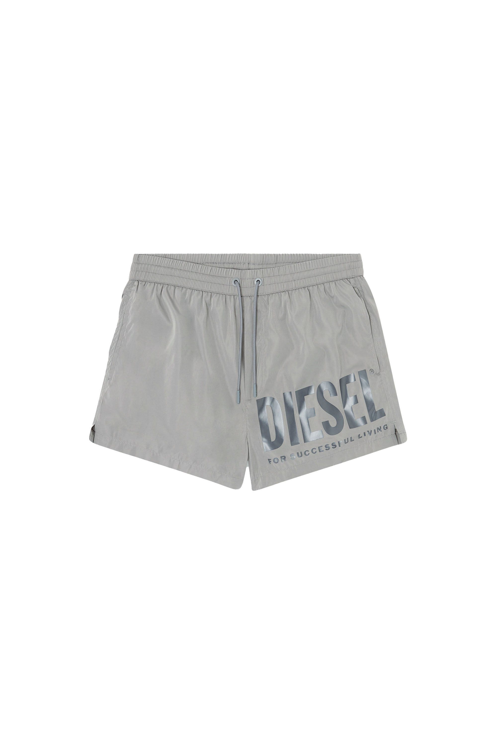 Men's Swim shorts with logo print | Grey | Diesel