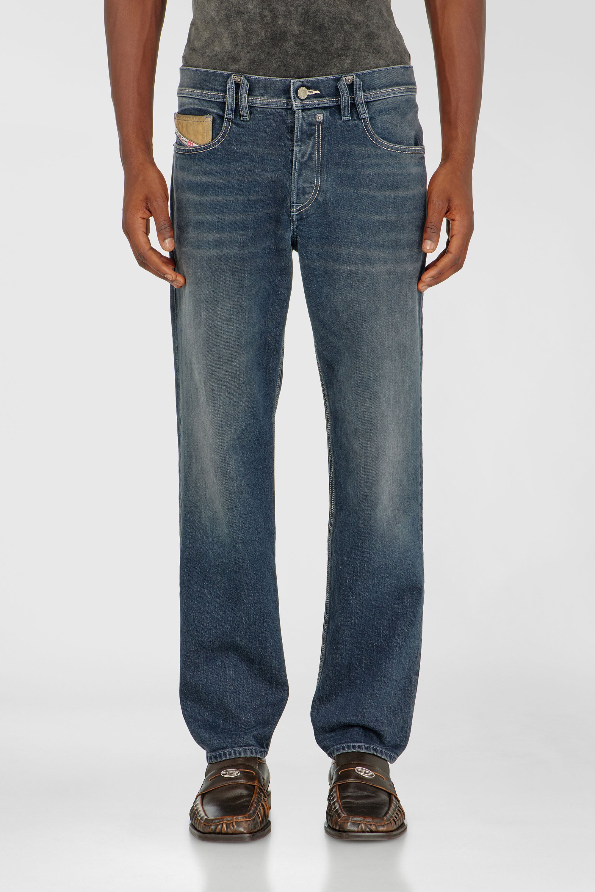 Diesel - Man's Regular Jeans 2023 D-Finitive 007GQ, Medium blue - 4