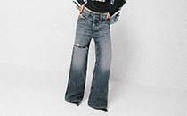 Men's Bootcut Jeans | Black/Dark grey | Diesel 1998 D-Buck