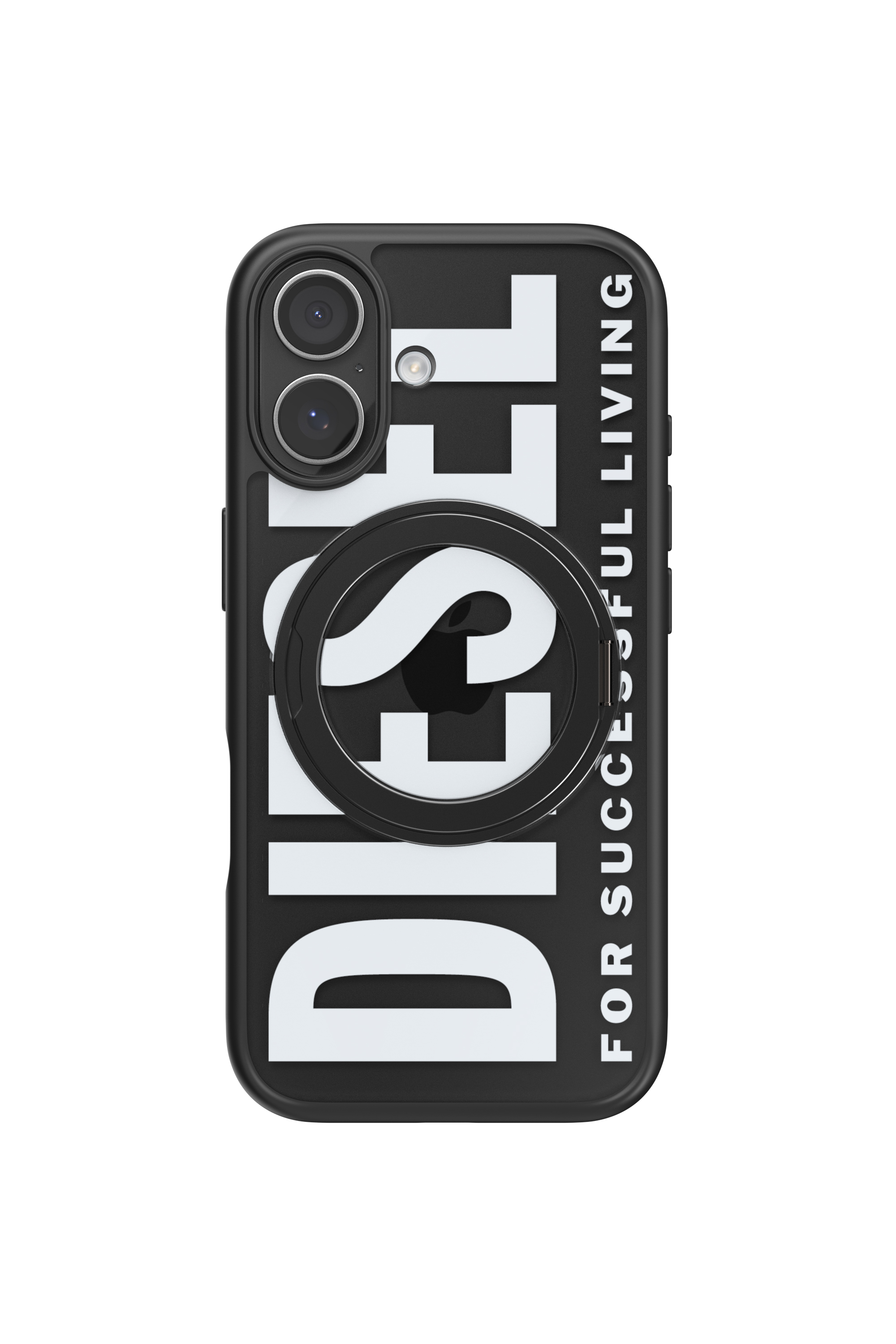 Diesel - 60403 RING STAND CASE, Unisex's Ringstand-Magsafe case for iPhone 17 in Black - 2