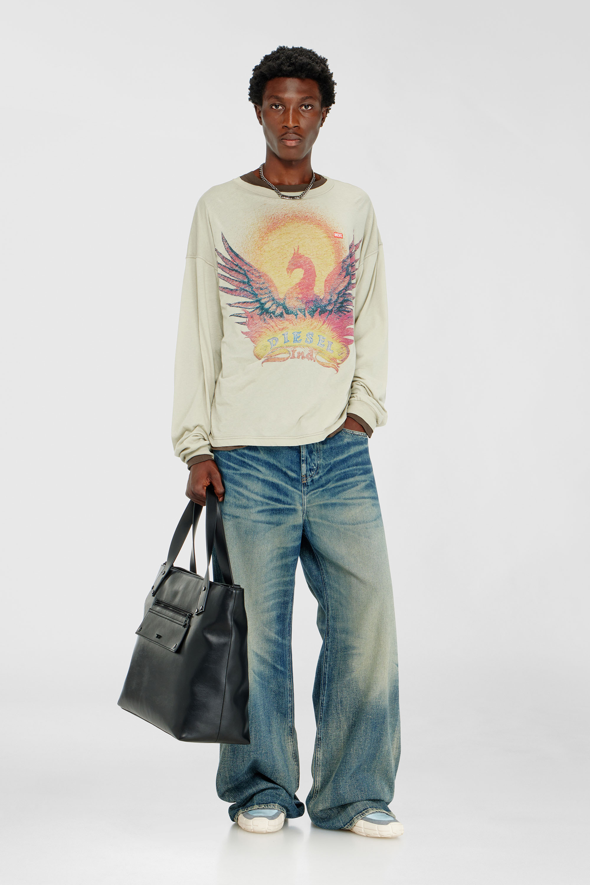 Long sleeve T-shirt with Phoenix graphic