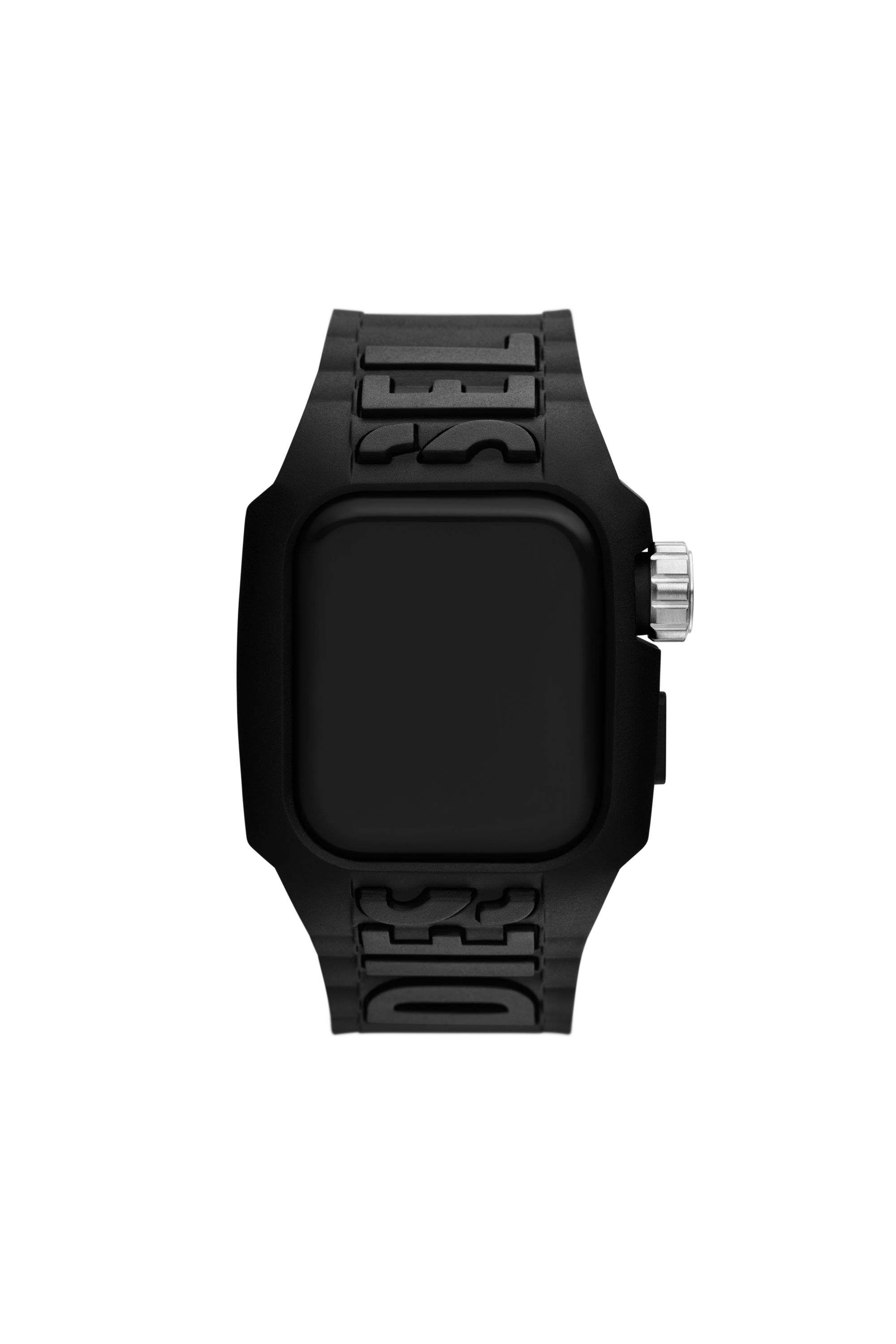 Diesel - DSS020, Unisex's Black TPU Unibody Band for Apple Watch® in Black - 1